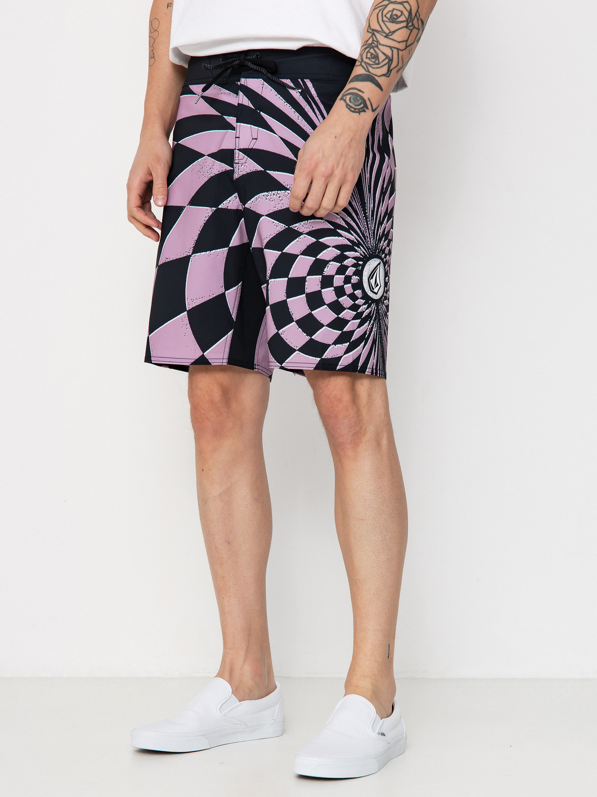 Plážové kraťasy Volcom Spiral Stn Mod 20 (steel purple)