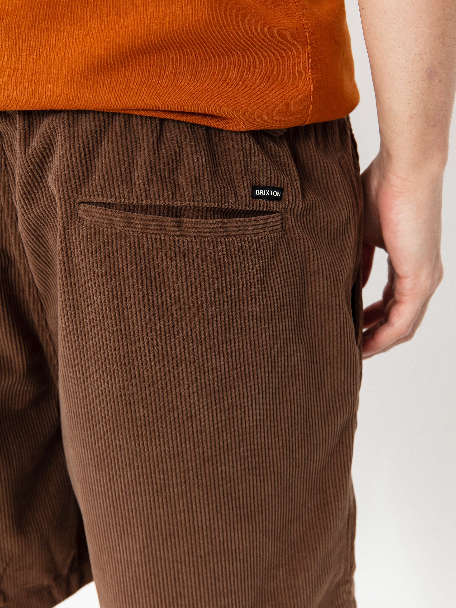 Kraťasy Brixton Everyday Corduroy (pinecone brown)