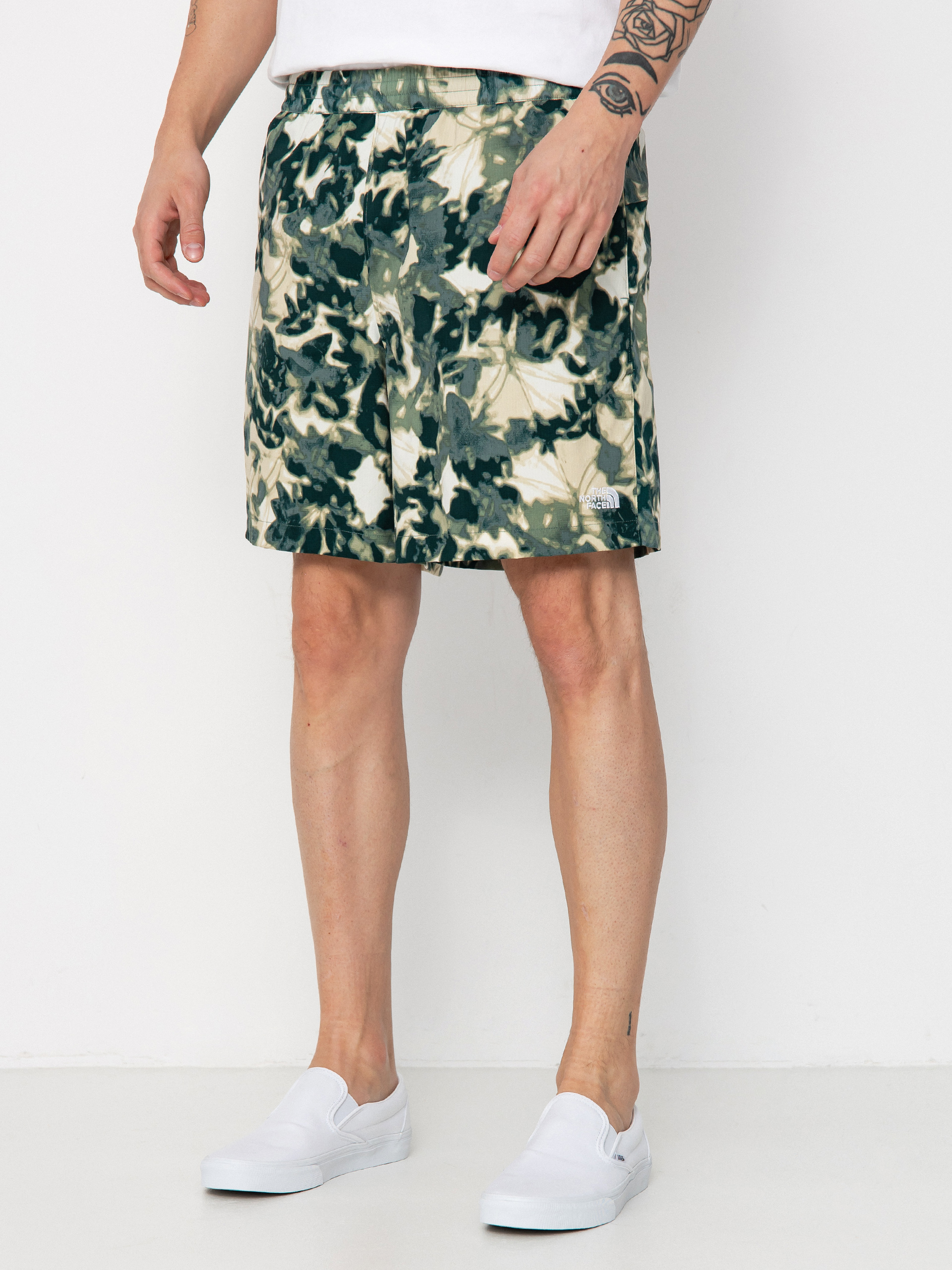 Kraťasy The North Face Class V Pathfinder (duck green/lux print)