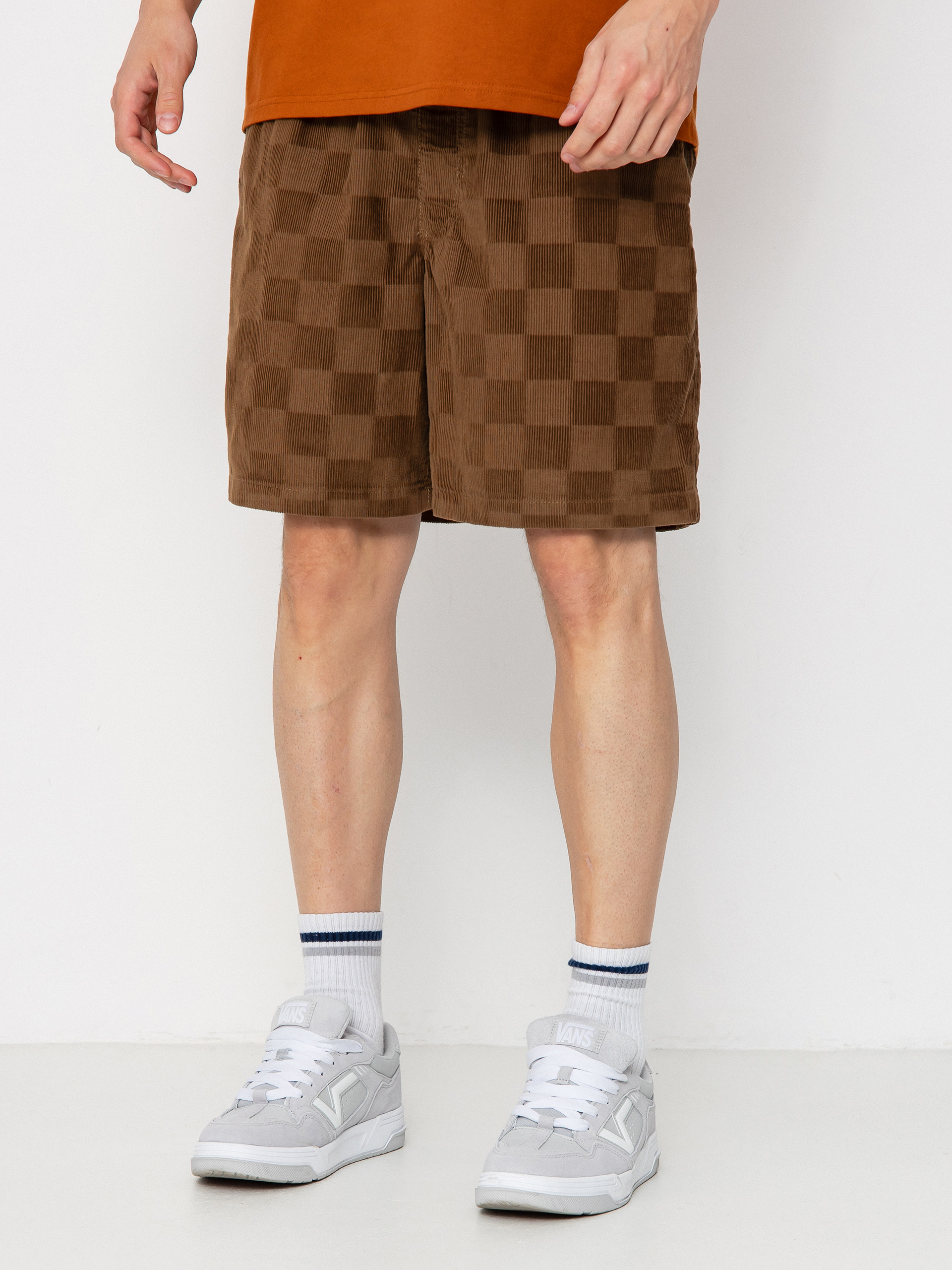 Kraťasy Vans Range Checkbrd Cord Loose (sepia)