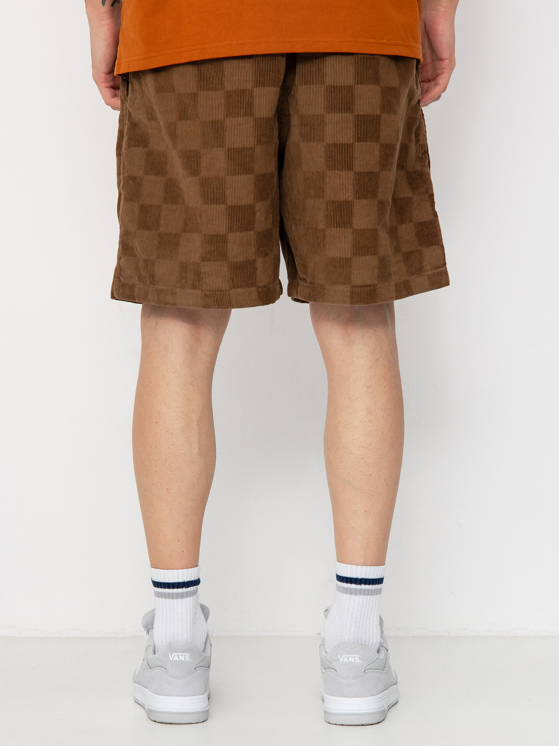 Kraťasy Vans Range Checkbrd Cord Loose (sepia)