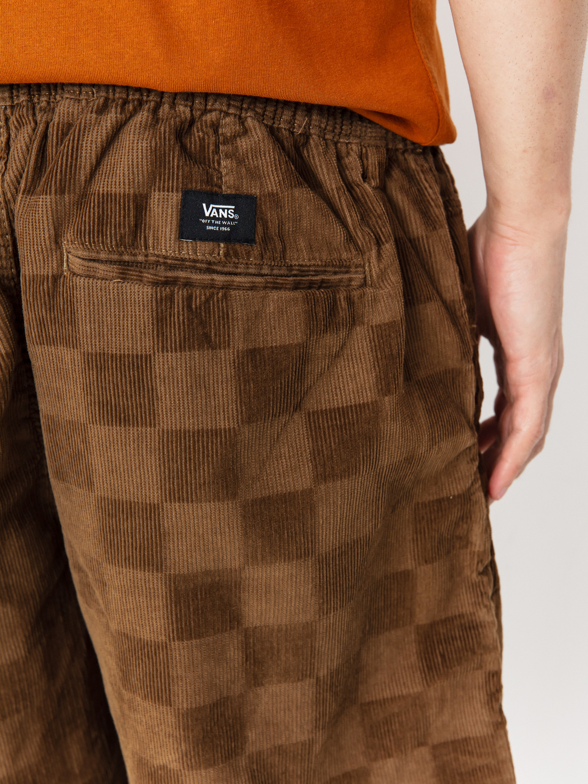 Kraťasy Vans Range Checkbrd Cord Loose (sepia)