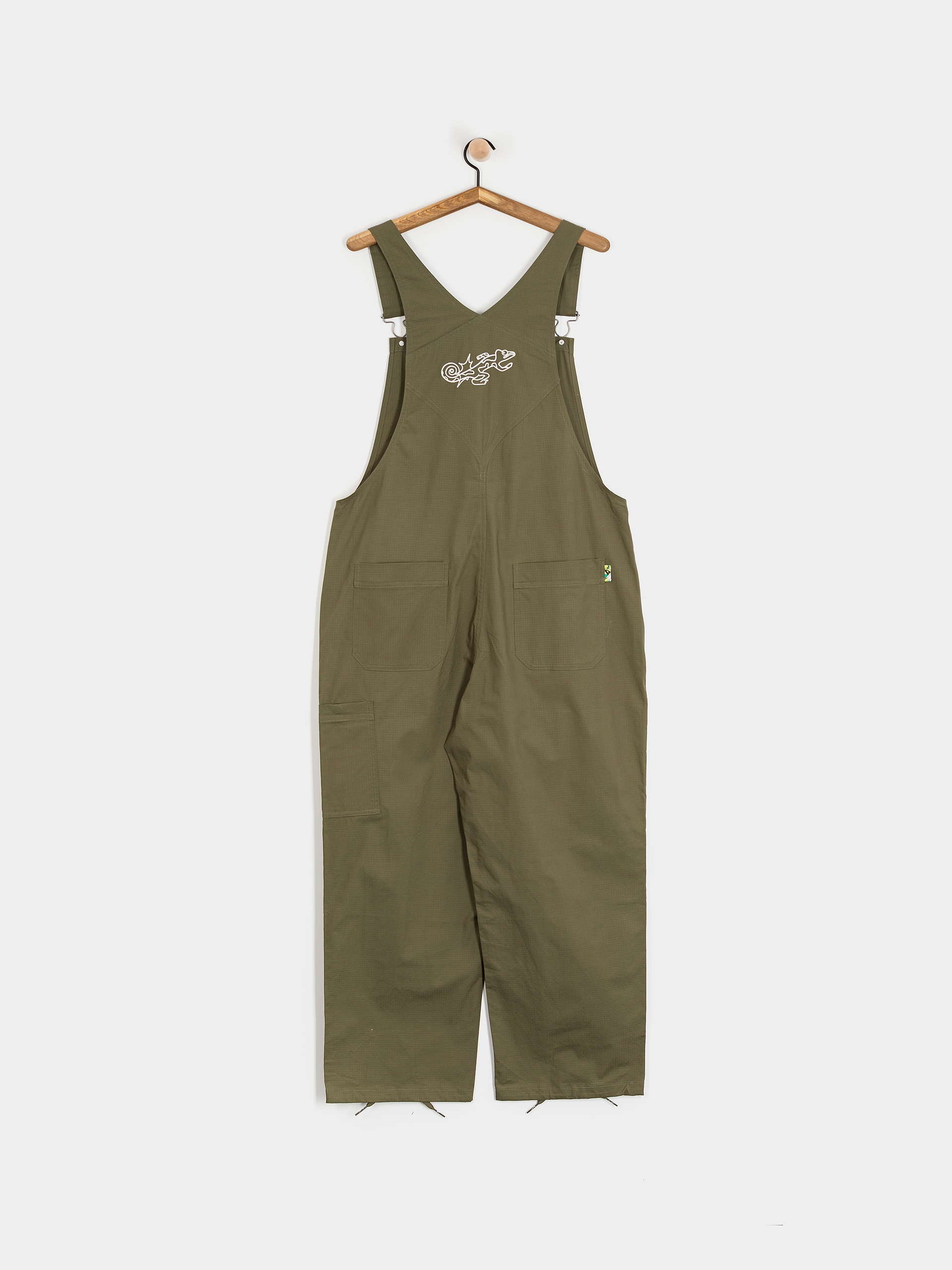 Kalhoty Nike SB Federation Agnostic Overalls (medium olive/white)