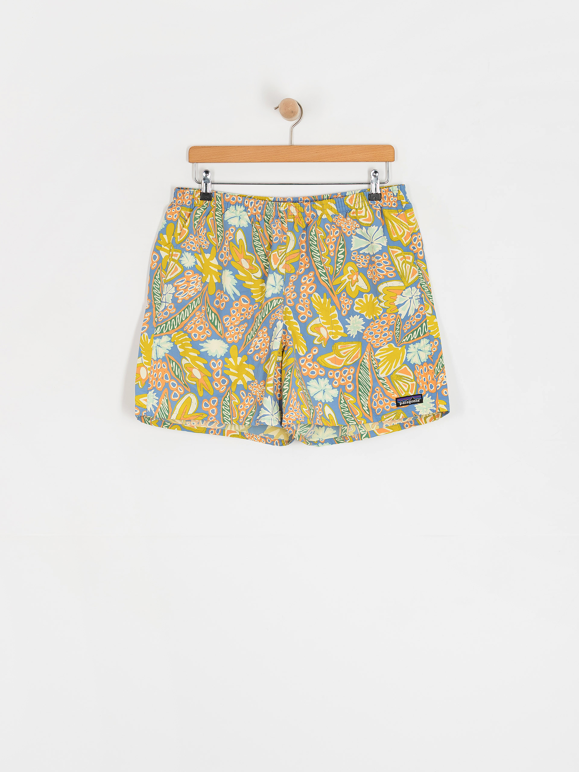 Kraťasy Patagonia Baggies Shorts 5in (flourish/abundant blue)