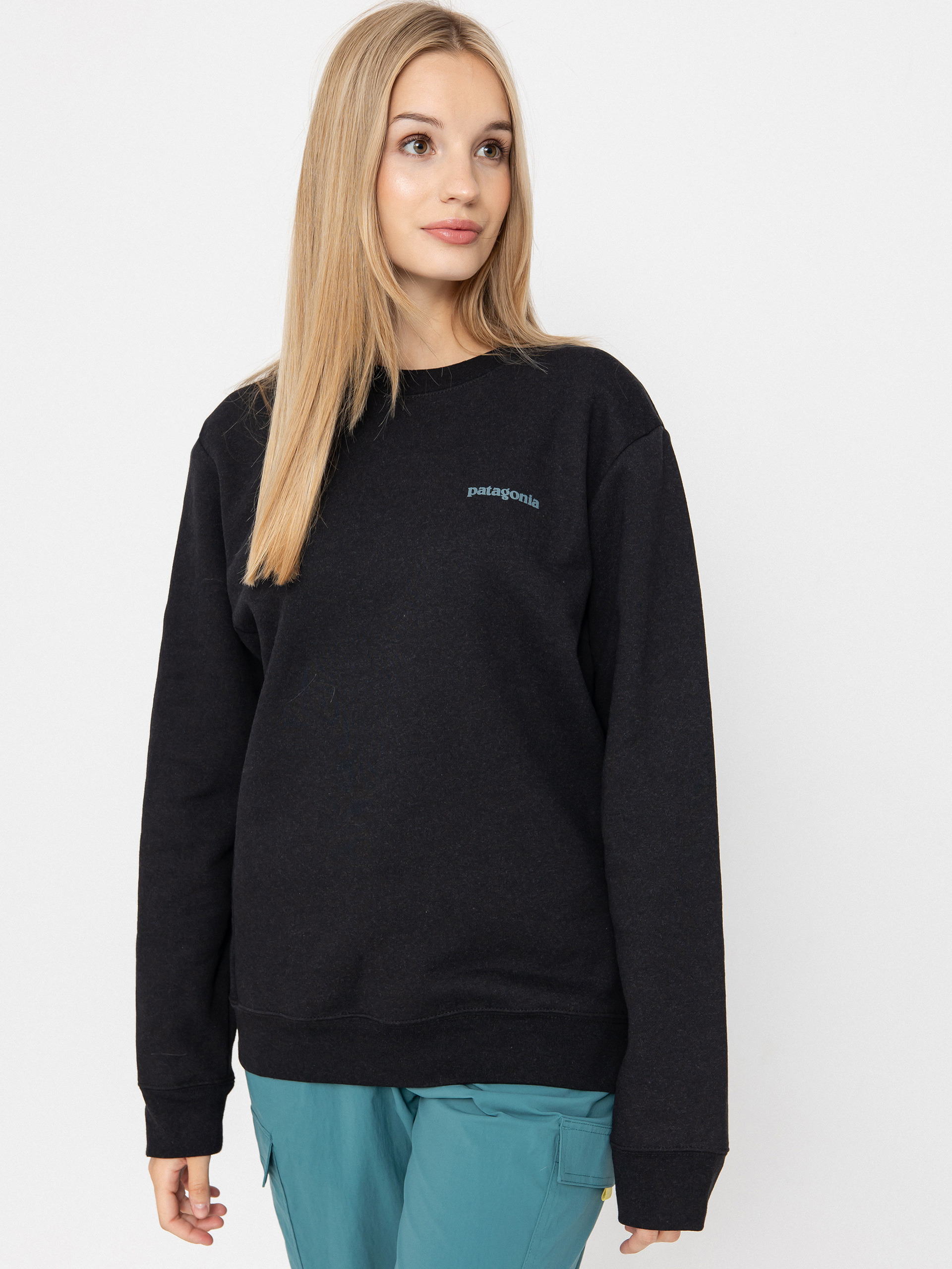 Mikina Patagonia Fitz Roy Icon Uprisal (ink black)