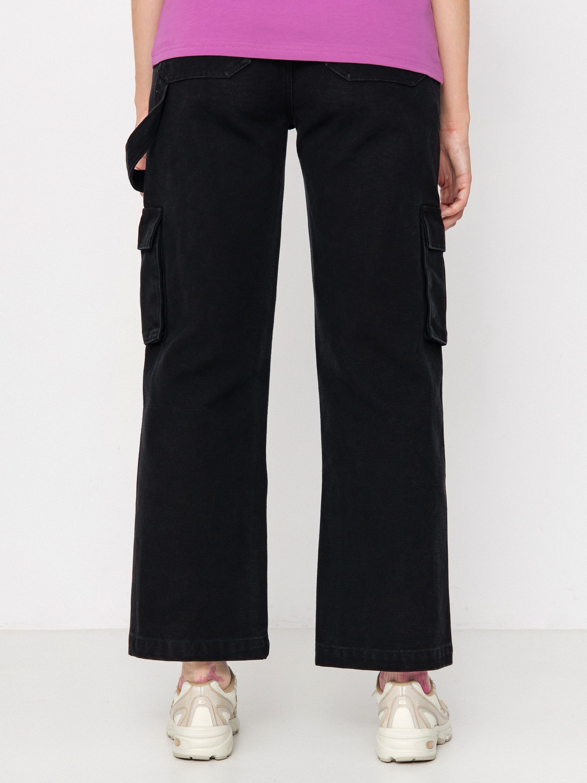 Kalhoty Santa Cruz Workers Cargo Wmn (black wash)