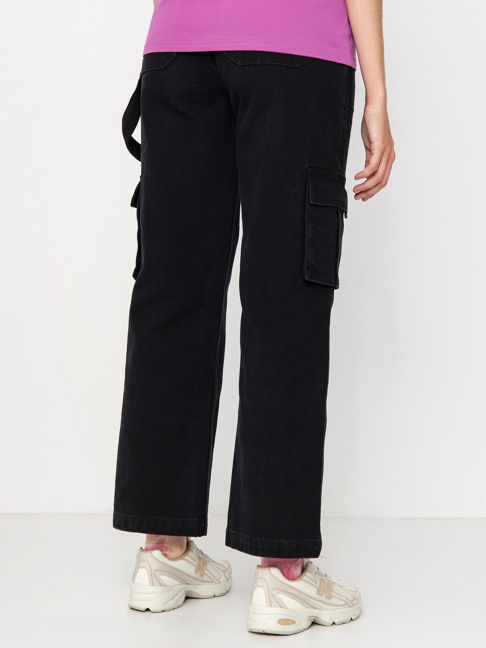 Kalhoty Santa Cruz Workers Cargo Wmn (black wash)