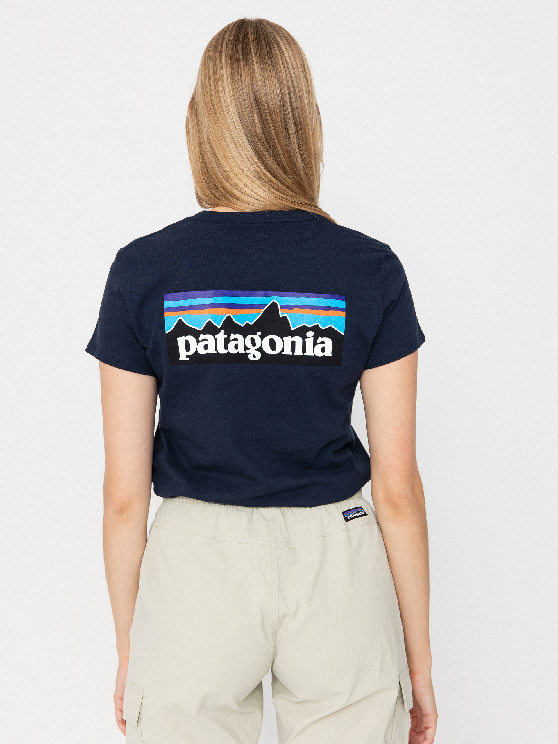 Tričko Patagonia P 6 Logo Responsibili Wmn (new navy)