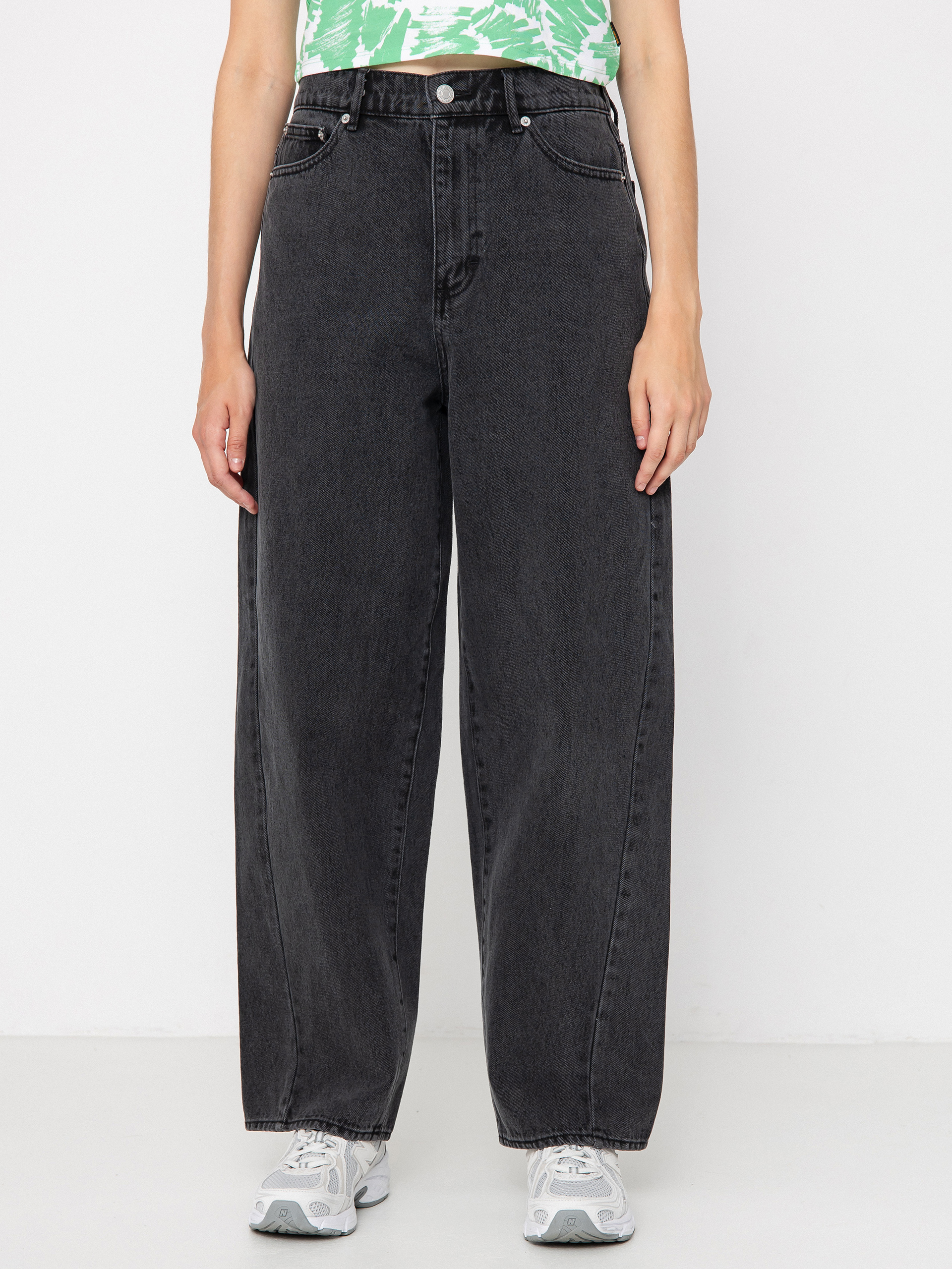 Kalhoty OBEY Leah III Baggy Denim Wmn