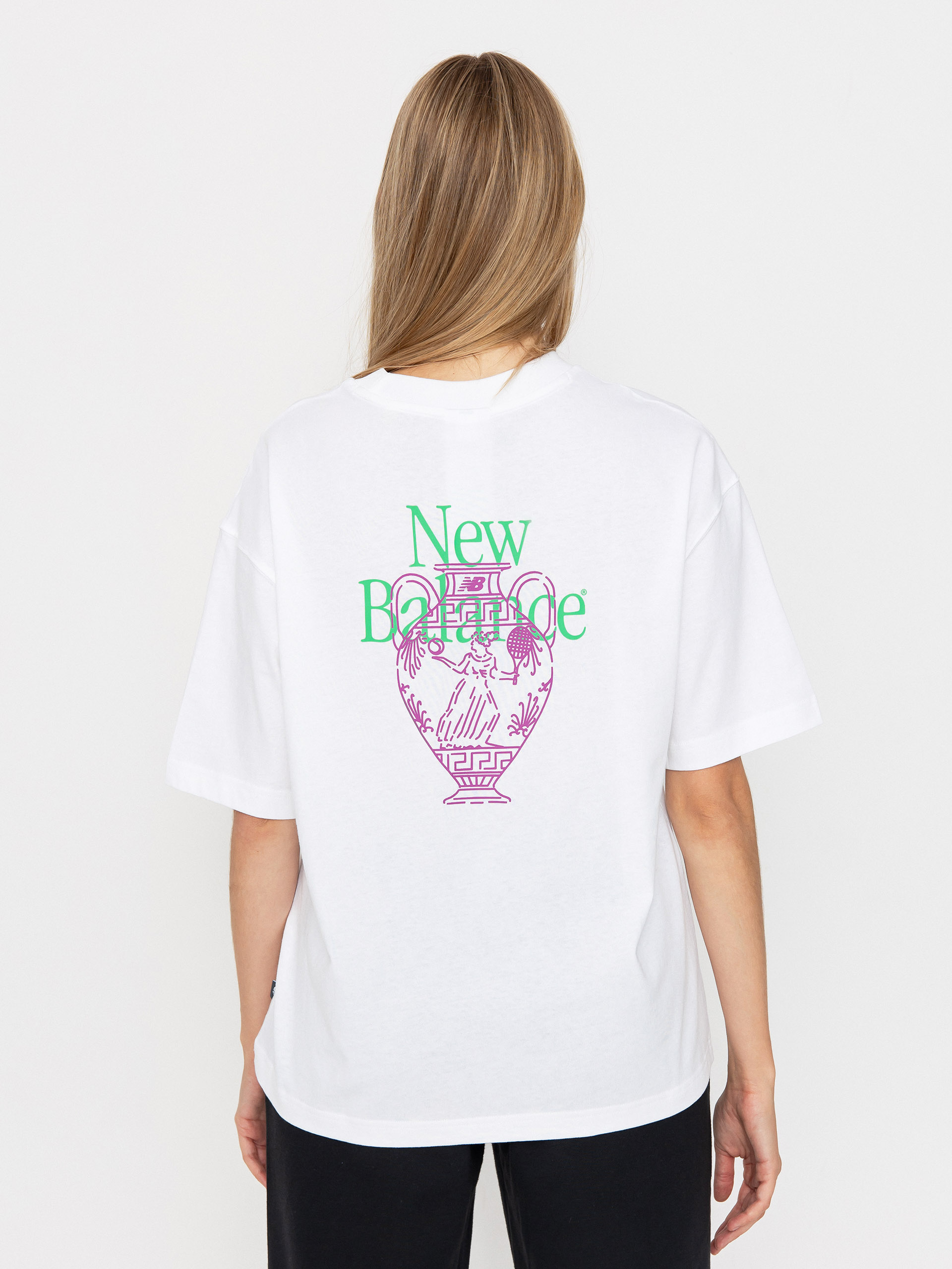 Tričko New Balance X Debut Vase Wmn (white)