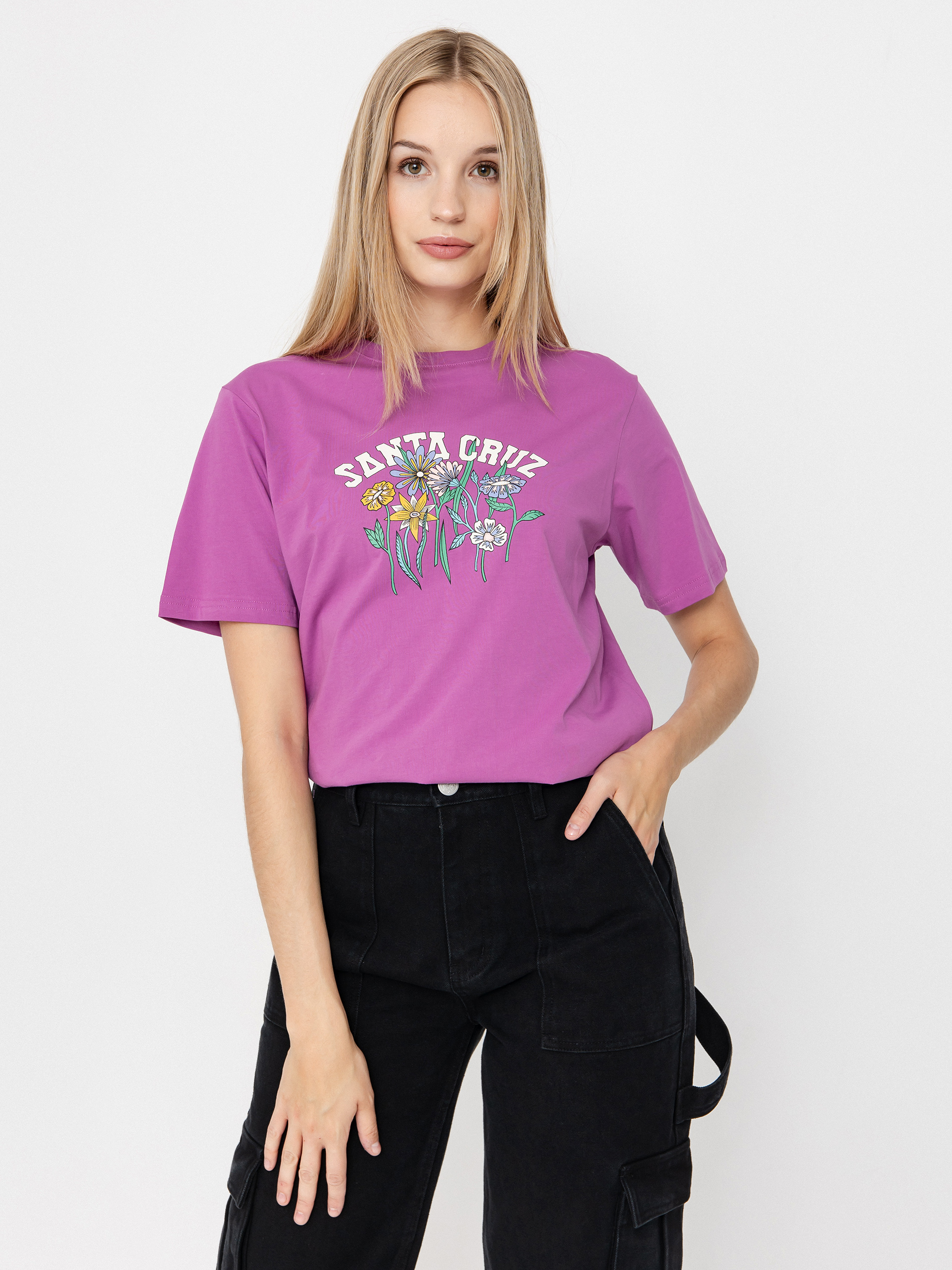 Tričko Santa Cruz Field Strip Wmn (hyper violet)