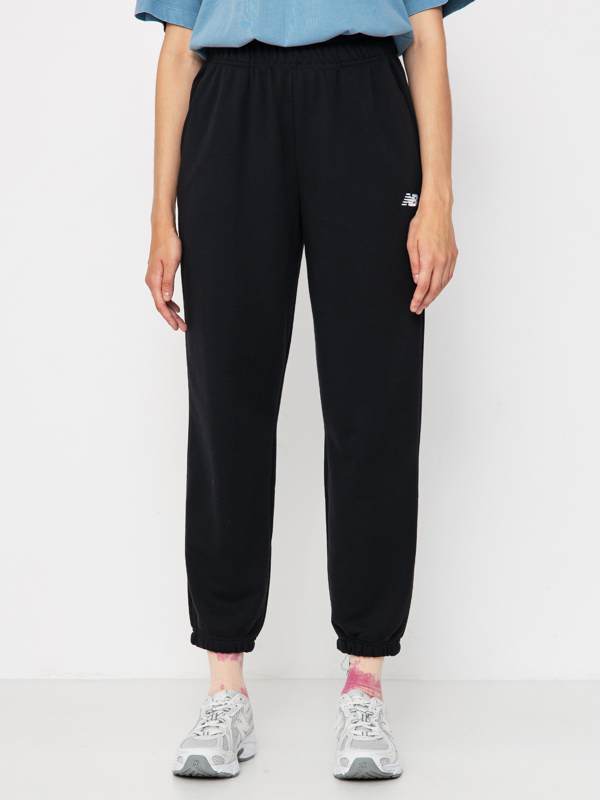 Kalhoty New Balance French Terry Wmn (black)