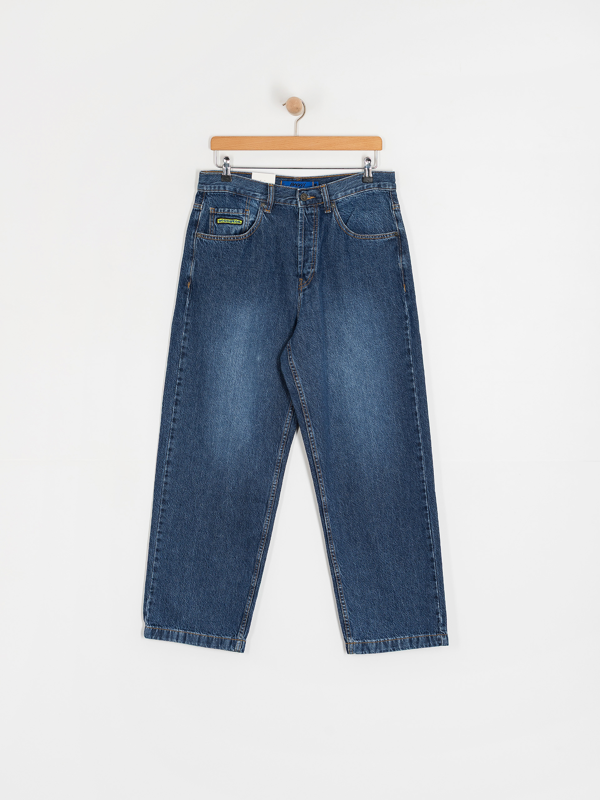 Kalhoty DC Worker Baggy Denim Rsi (stone indigo)