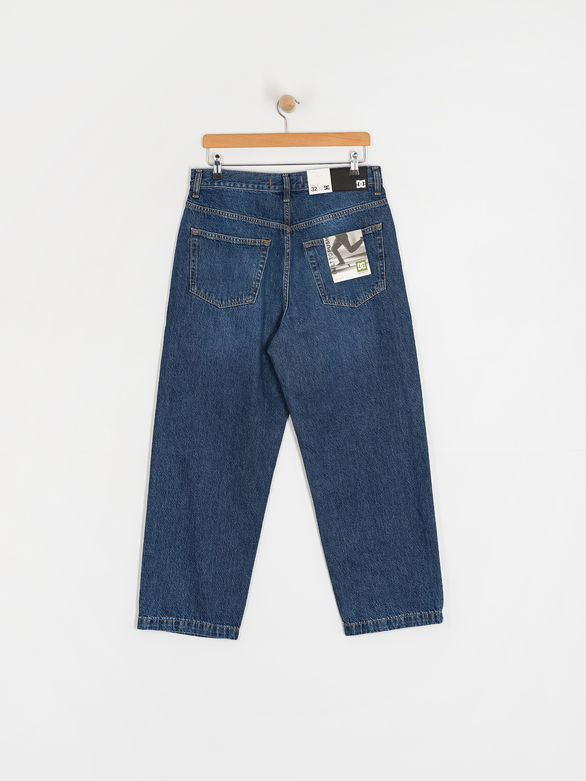 Kalhoty DC Worker Baggy Denim Rsi (stone indigo)