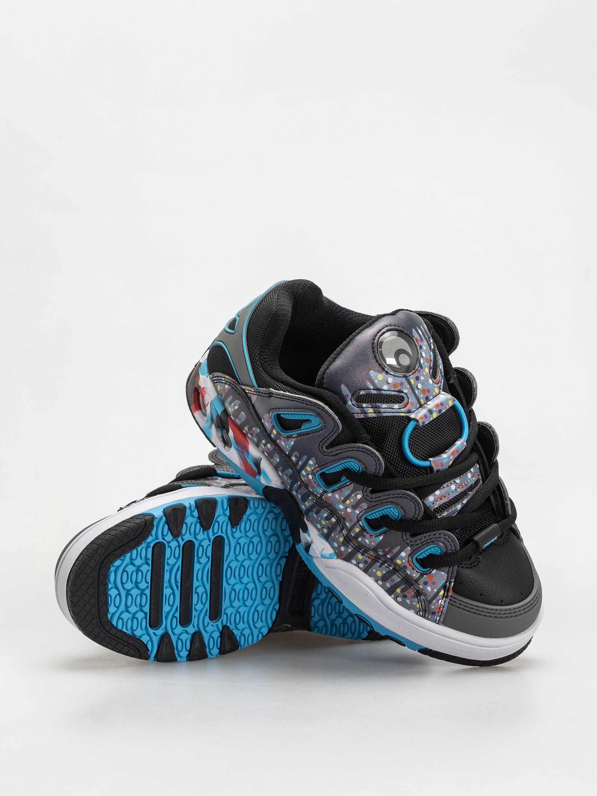 Boty Osiris D3 OG (black/grey/drips)