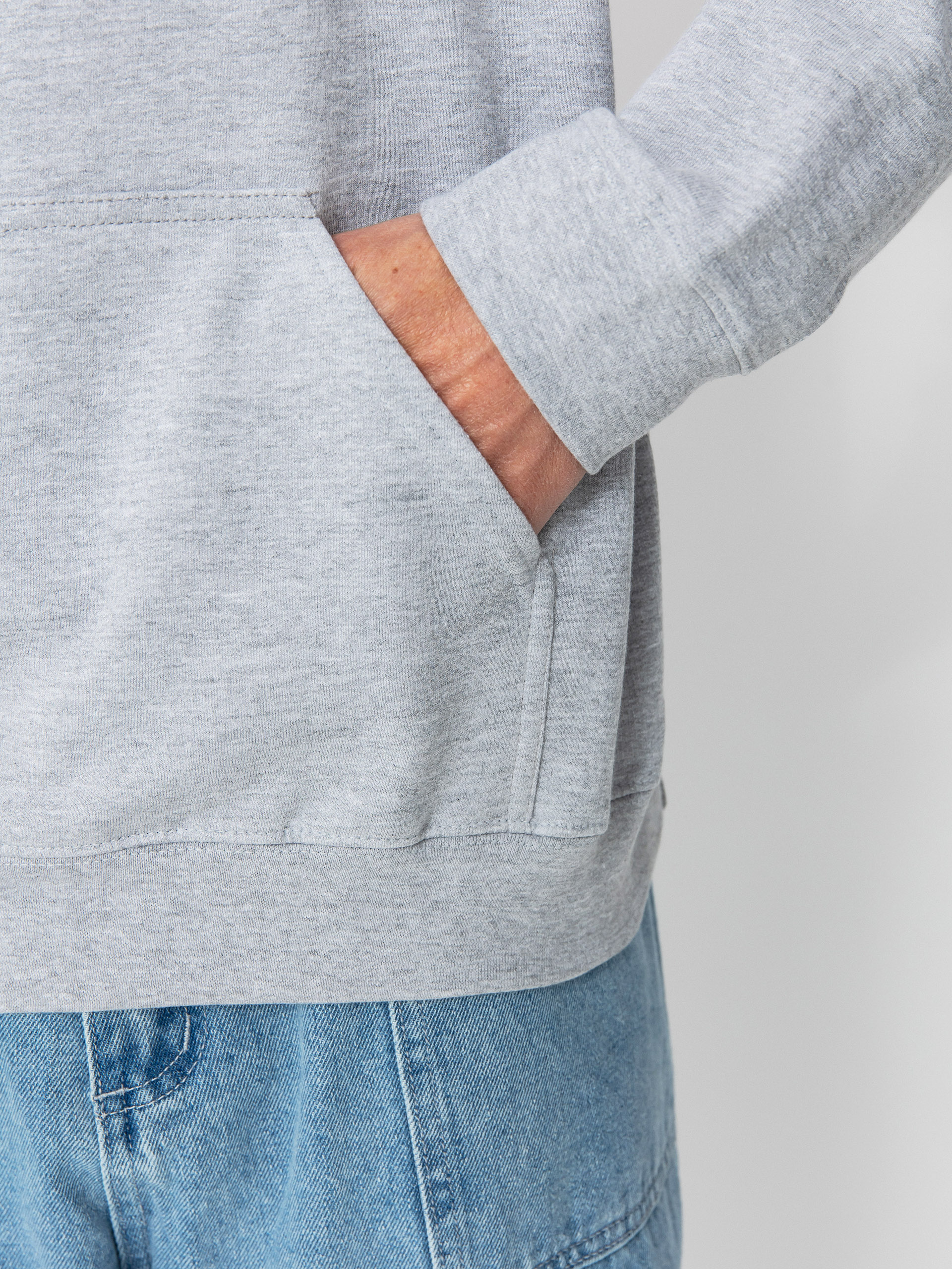 Mikina s kapucí Emerica Triangle HD (grey/heather)