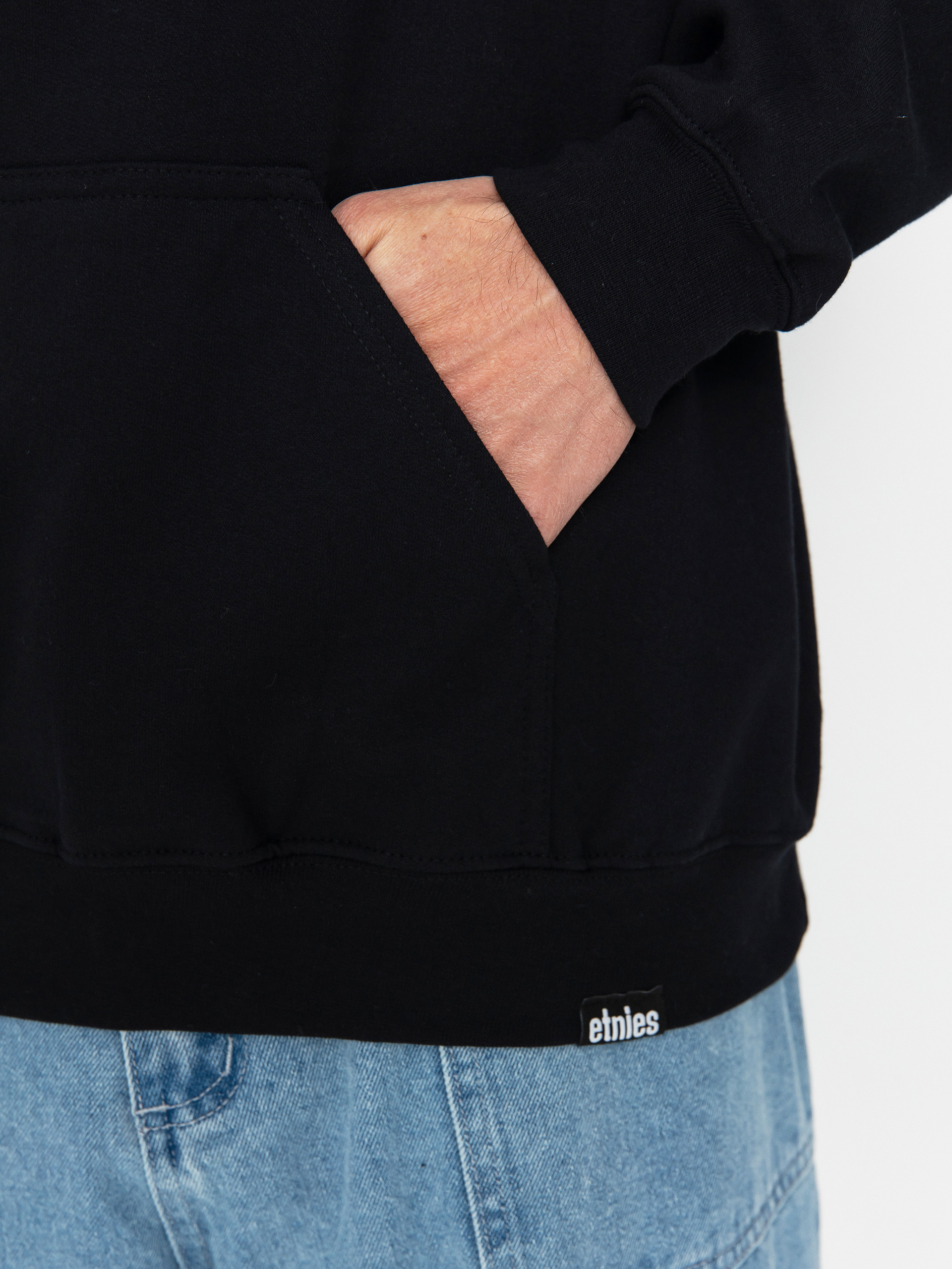 Mikina s kapucí Etnies Stack Retro HD (black)