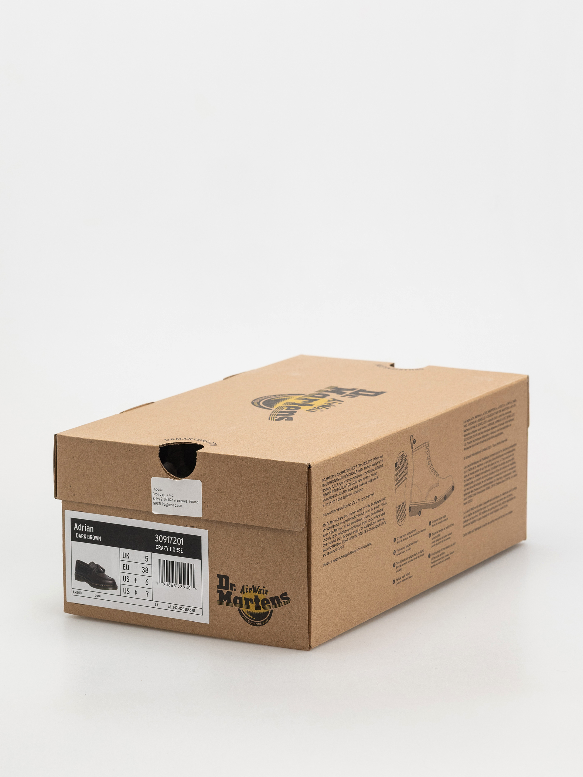 Boty Dr. Martens Adrian Tassel Loafer (dark brown crazy horse)