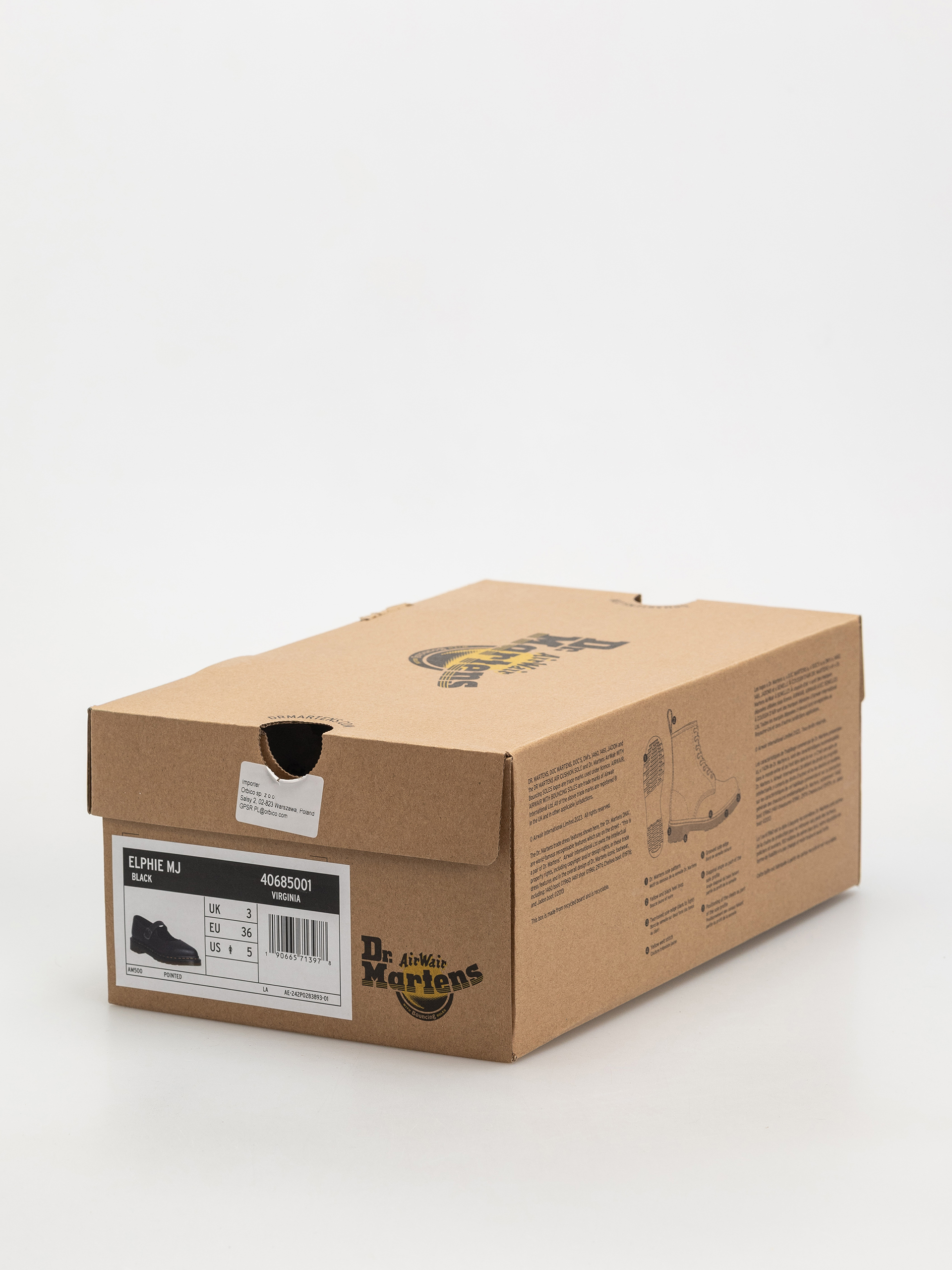 Boty Dr. Martens Elphie Mary Jane Wmn (black virginia)