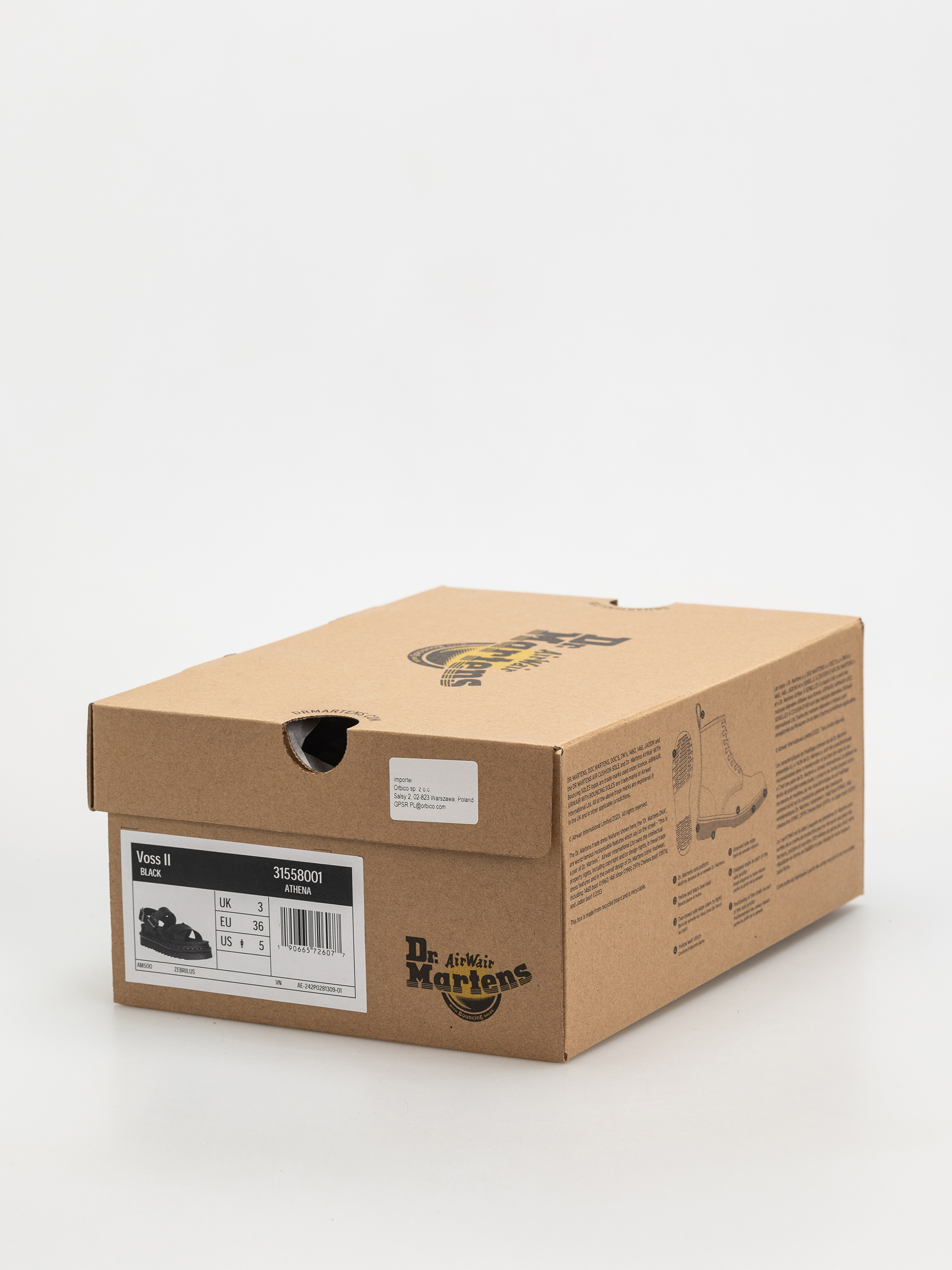 Sandaly Dr. Martens Voss II Wmn (black athena)