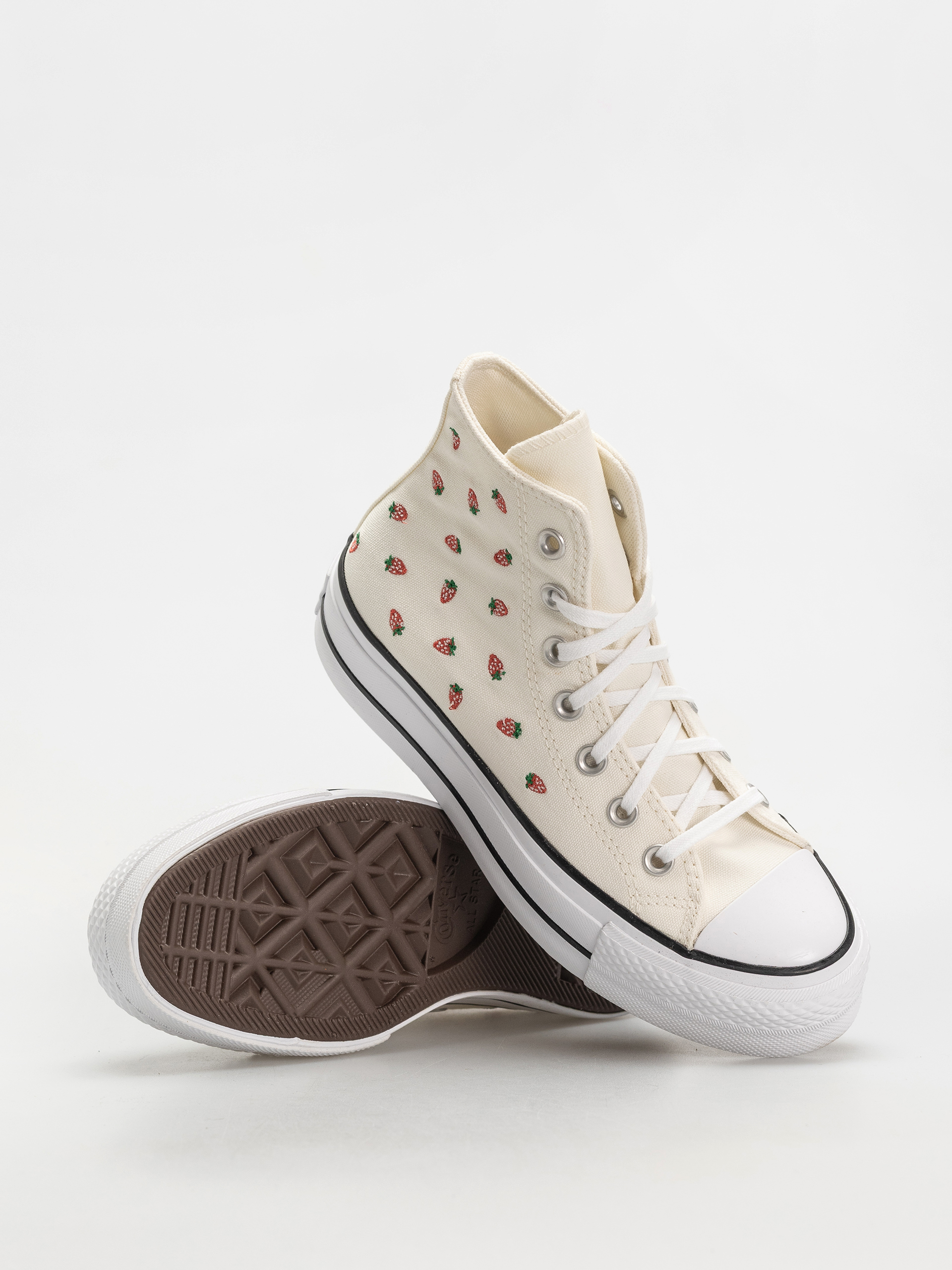 Tenisky Converse Chuck Taylor All Star Lift Hi Wmn (egret/soft red/white)