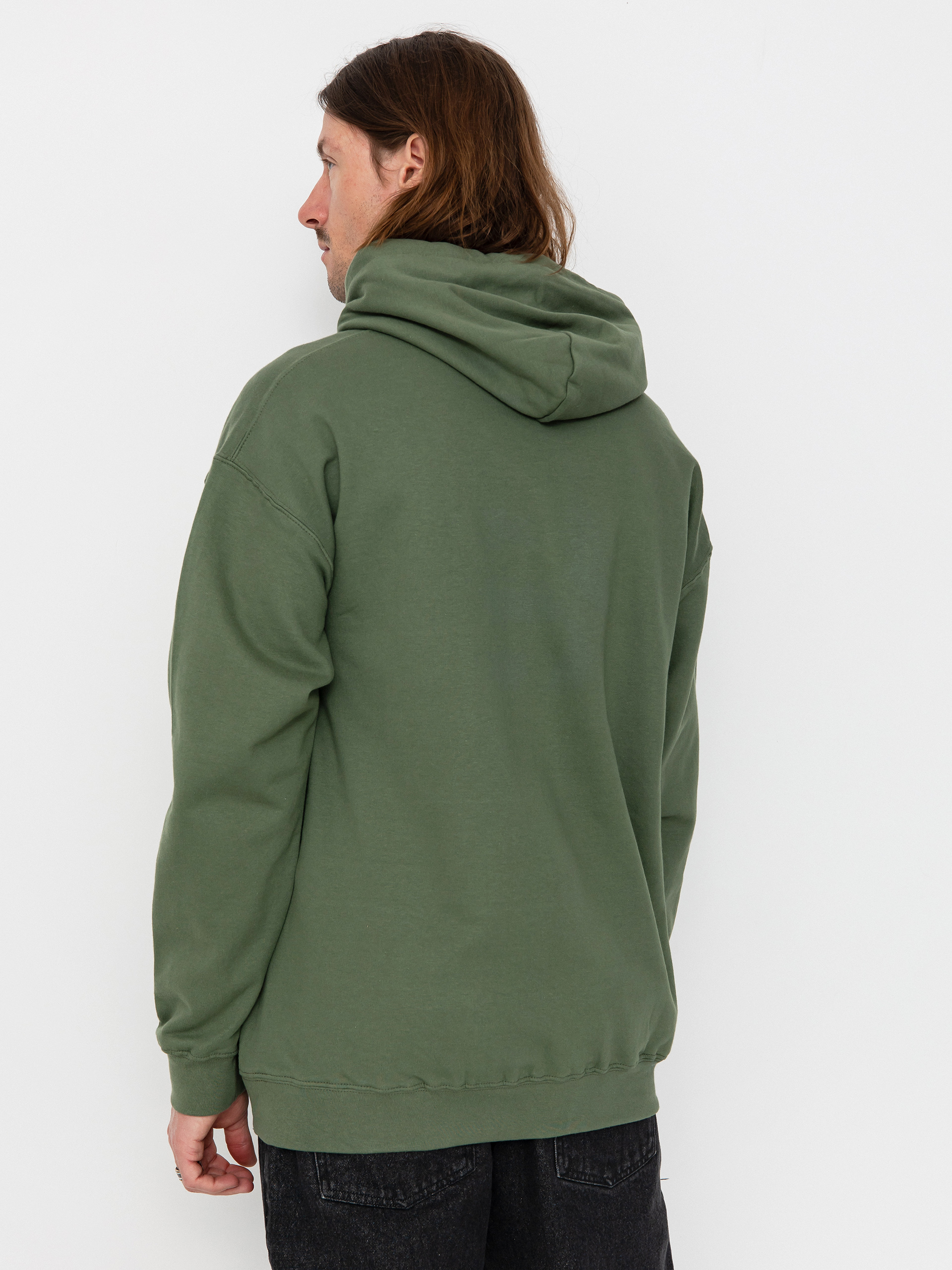 Mikina s kapucí Etnies Classic Icon HD (olive)