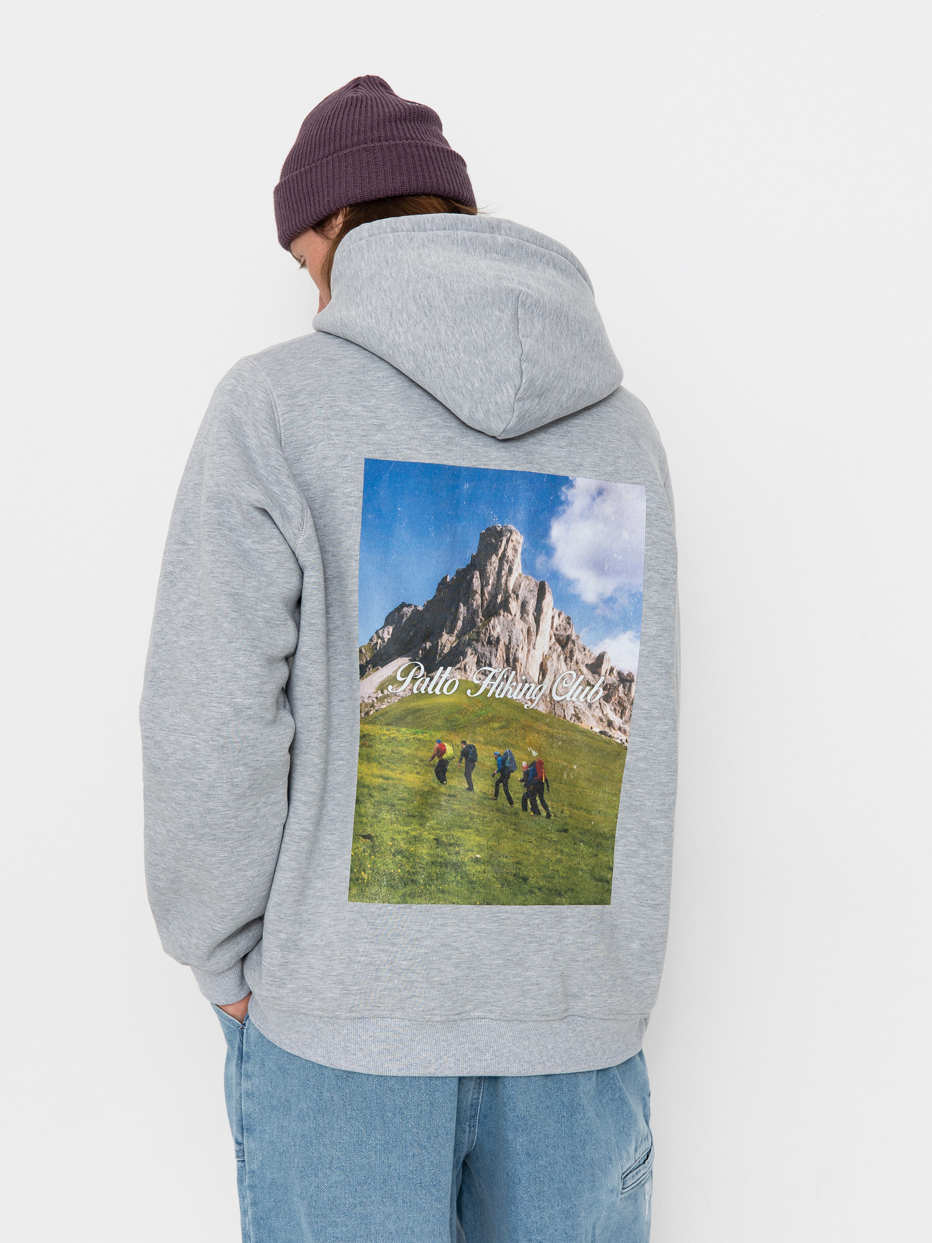 Mikina s kapucí Palto Hiking Club HD (grey)