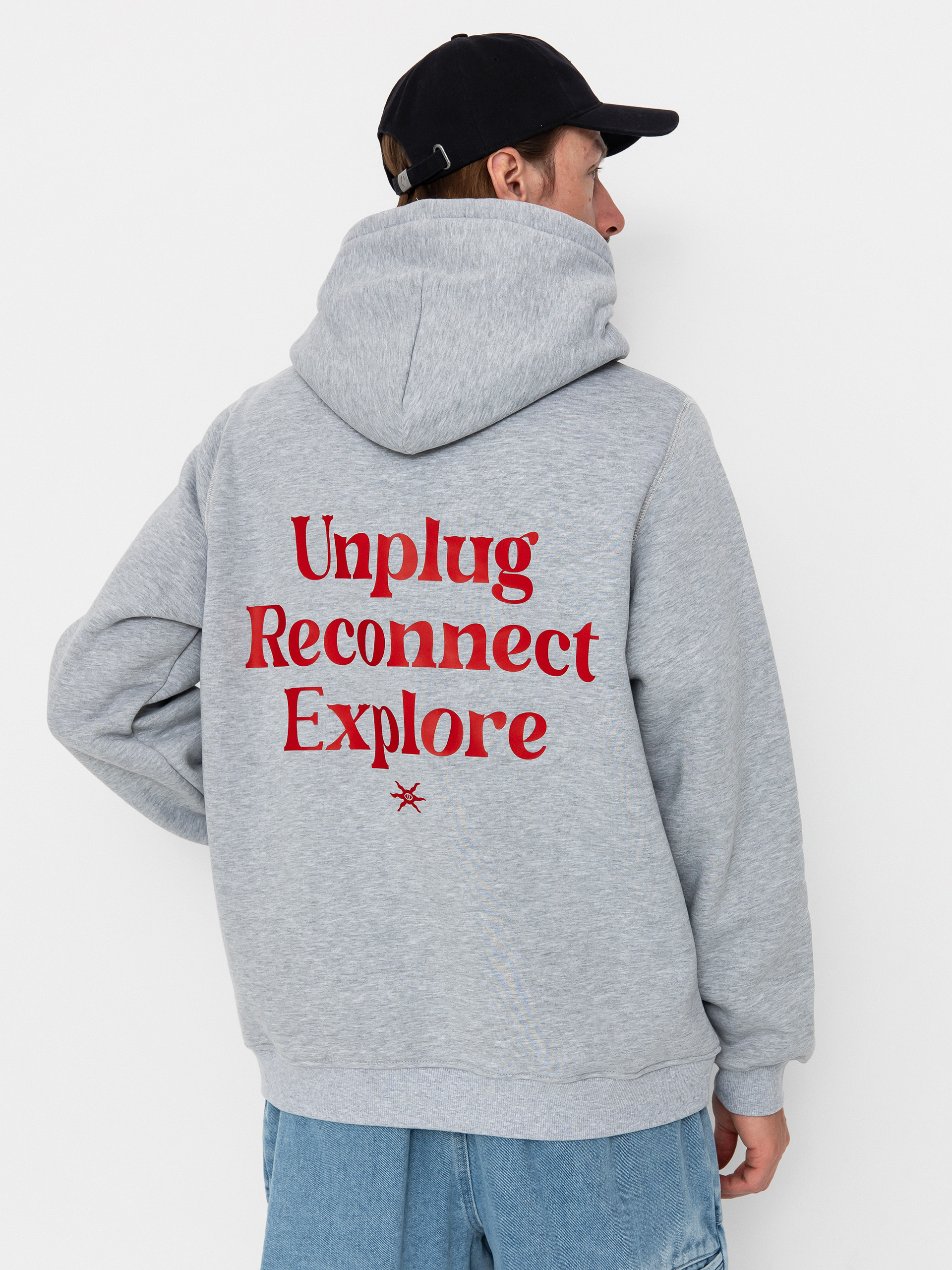 Mikina s kapucí Palto Explore HD (grey)