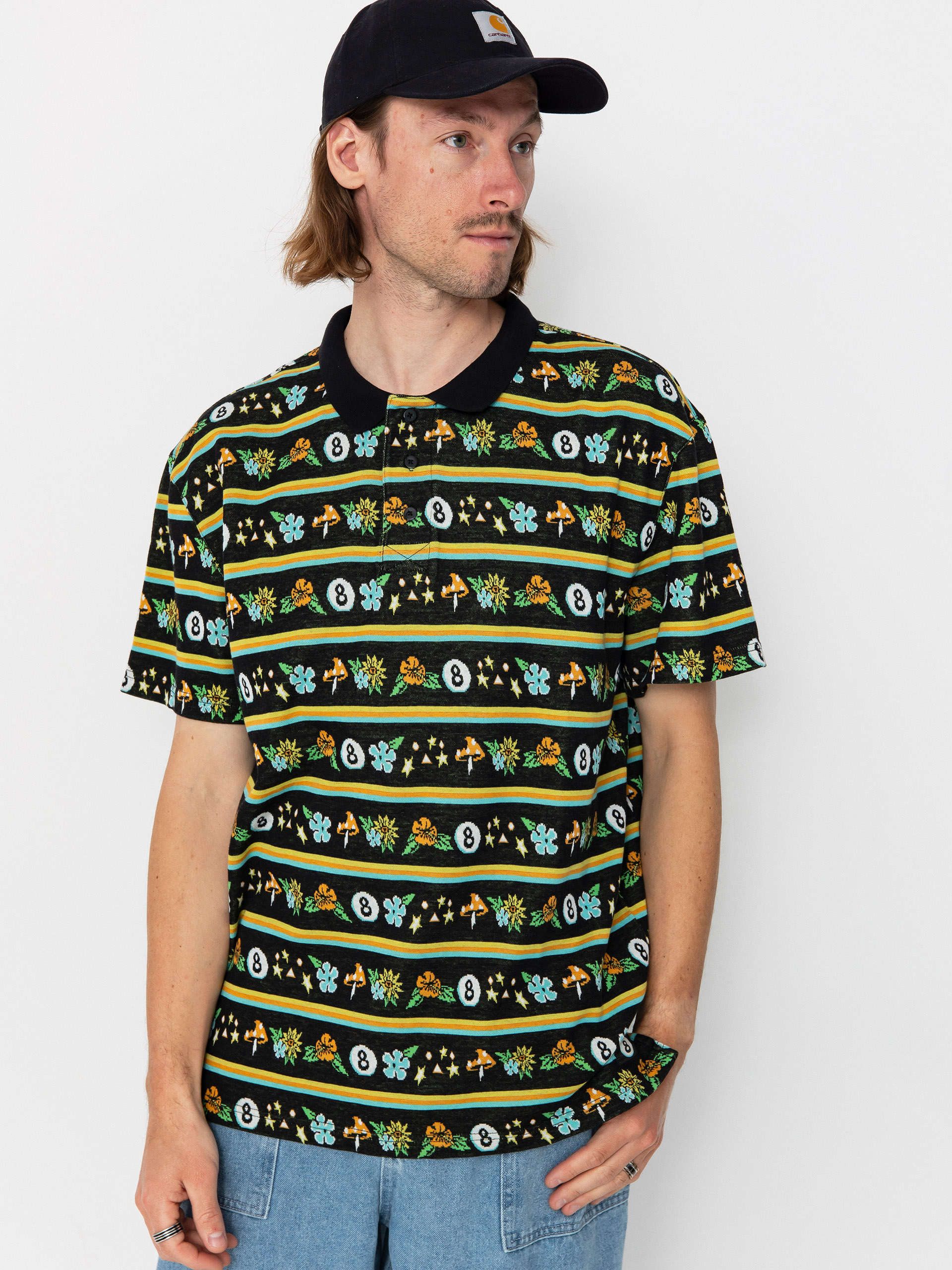 Polo tričko Santa Cruz Winkowski Trip Stripe