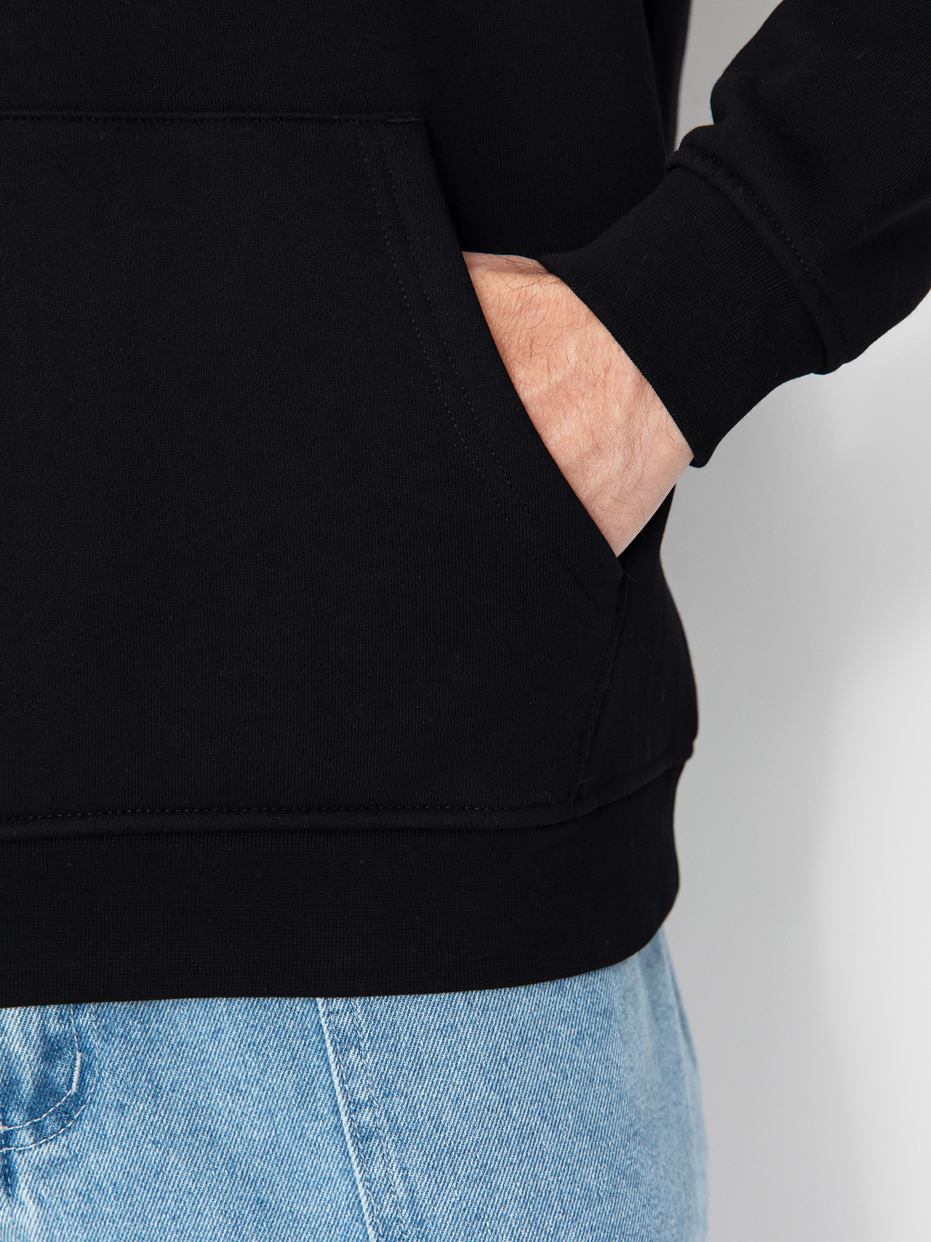 Mikina s kapucí Santa Cruz Guzman Scroll Front HD (black)