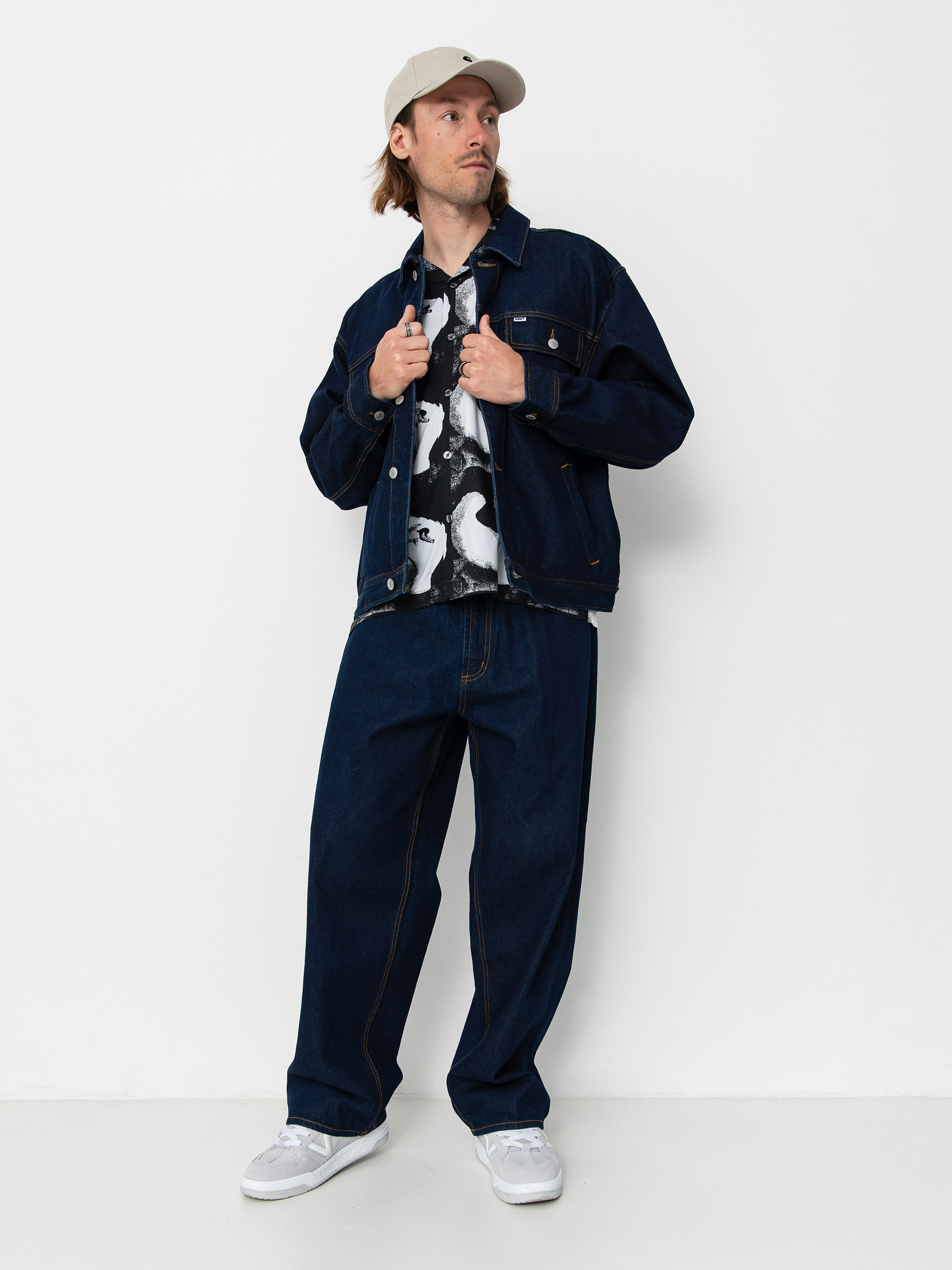 Bunda OBEY Opena Jacket (rinse indigo)