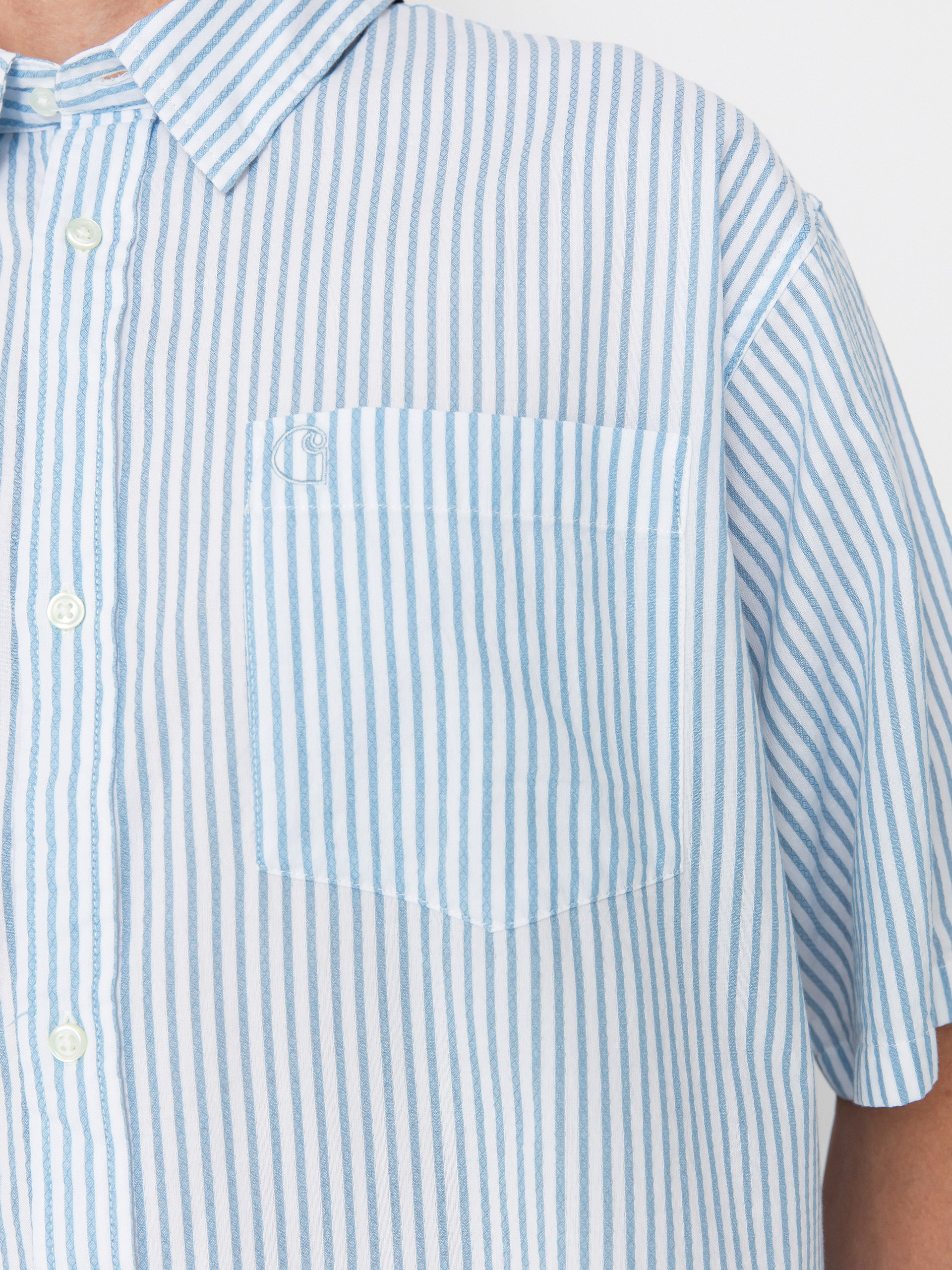 Košile Carhartt WIP Phelps (phelps stripe/bluebird)