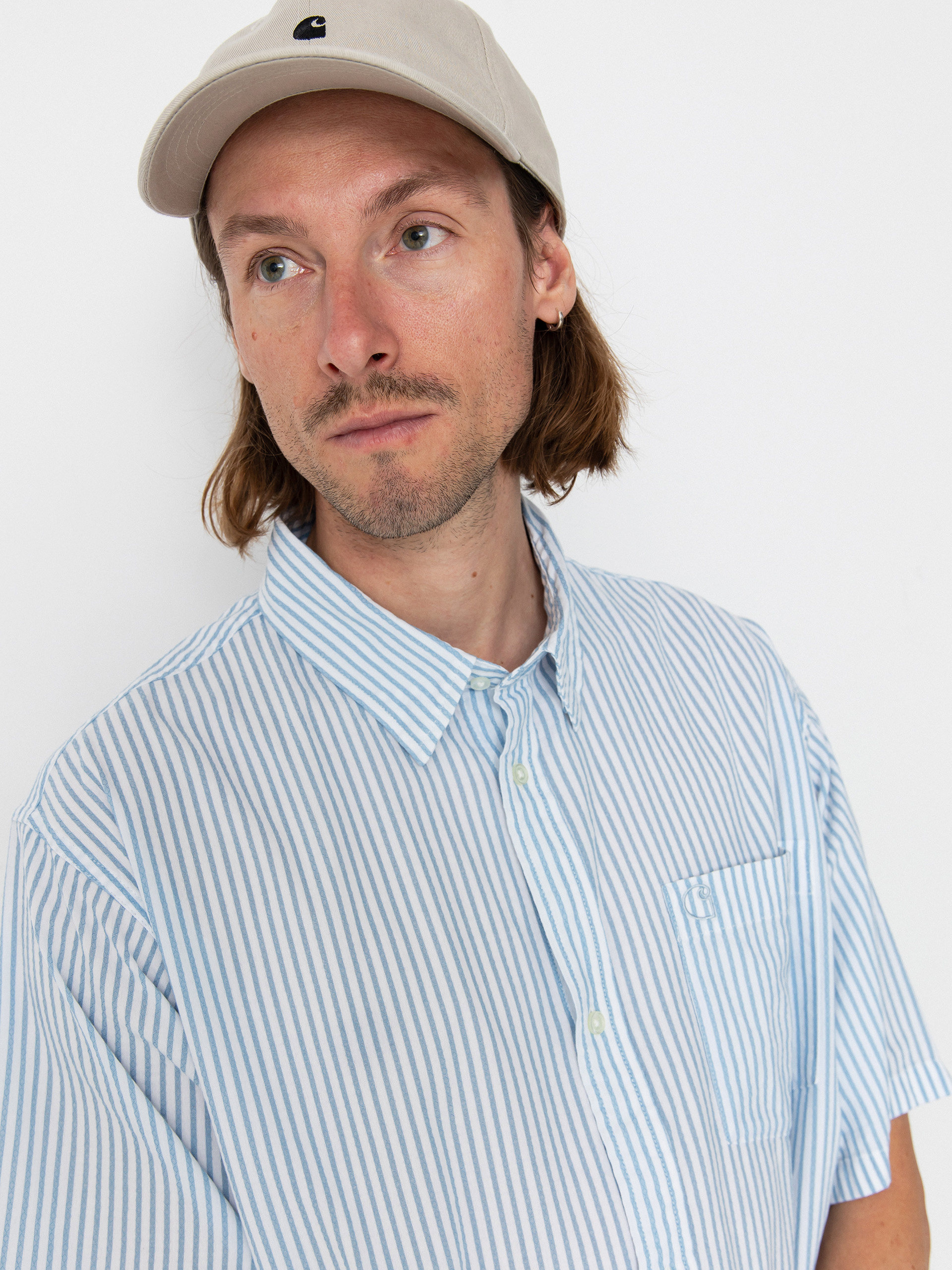 Košile Carhartt WIP Phelps (phelps stripe/bluebird)