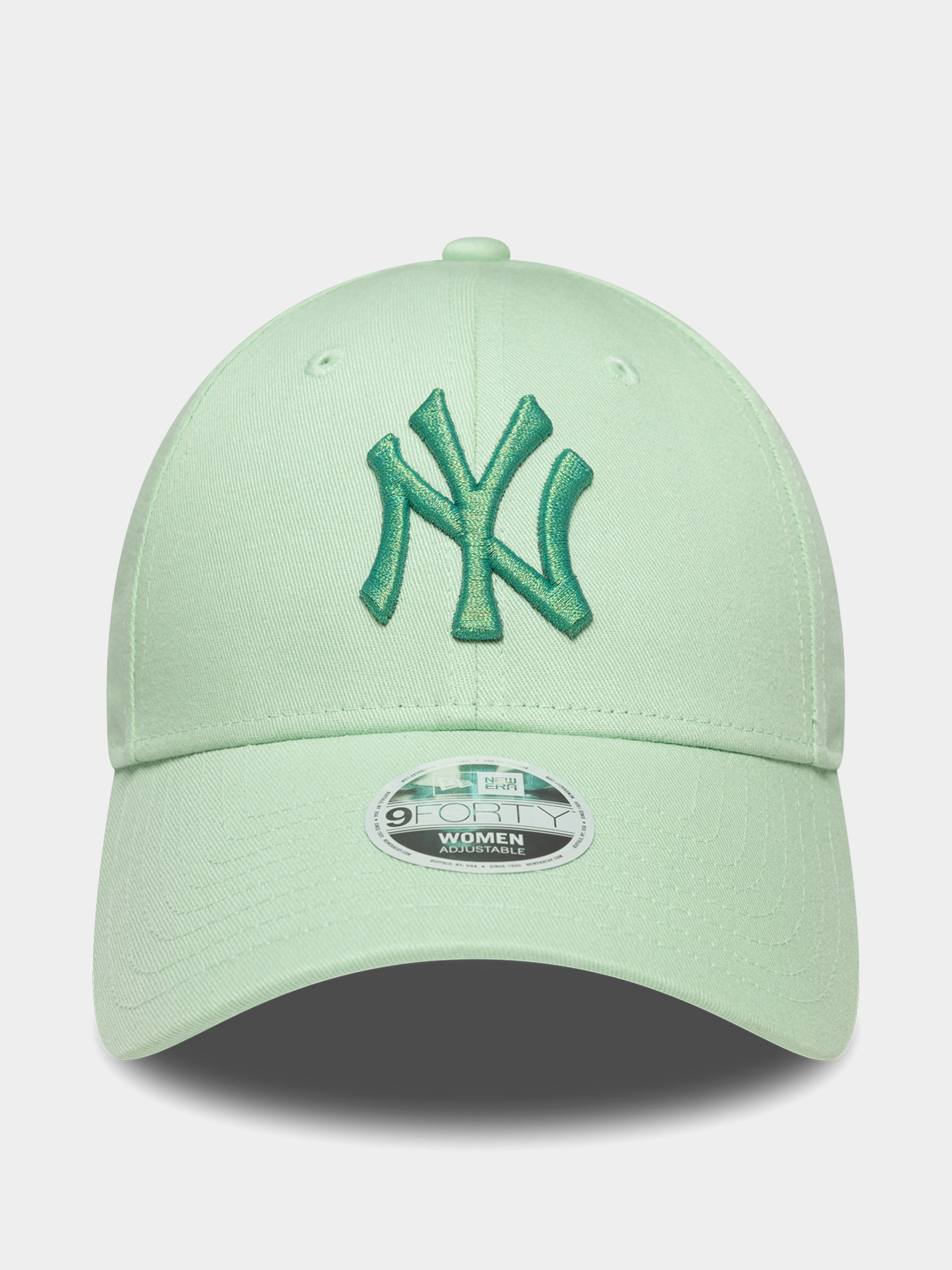 Kšiltovka  New Era Metallic Logo 9Forty New York Yankees Wmn (green)