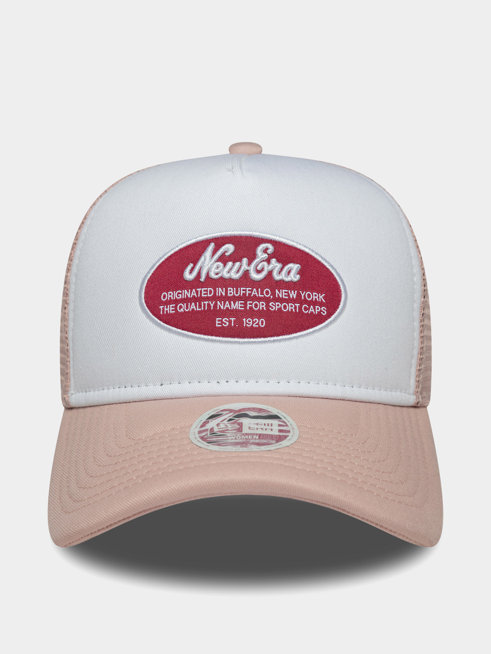Kšiltovka  New Era Oval Patch Trucker Wmn (pink/white)