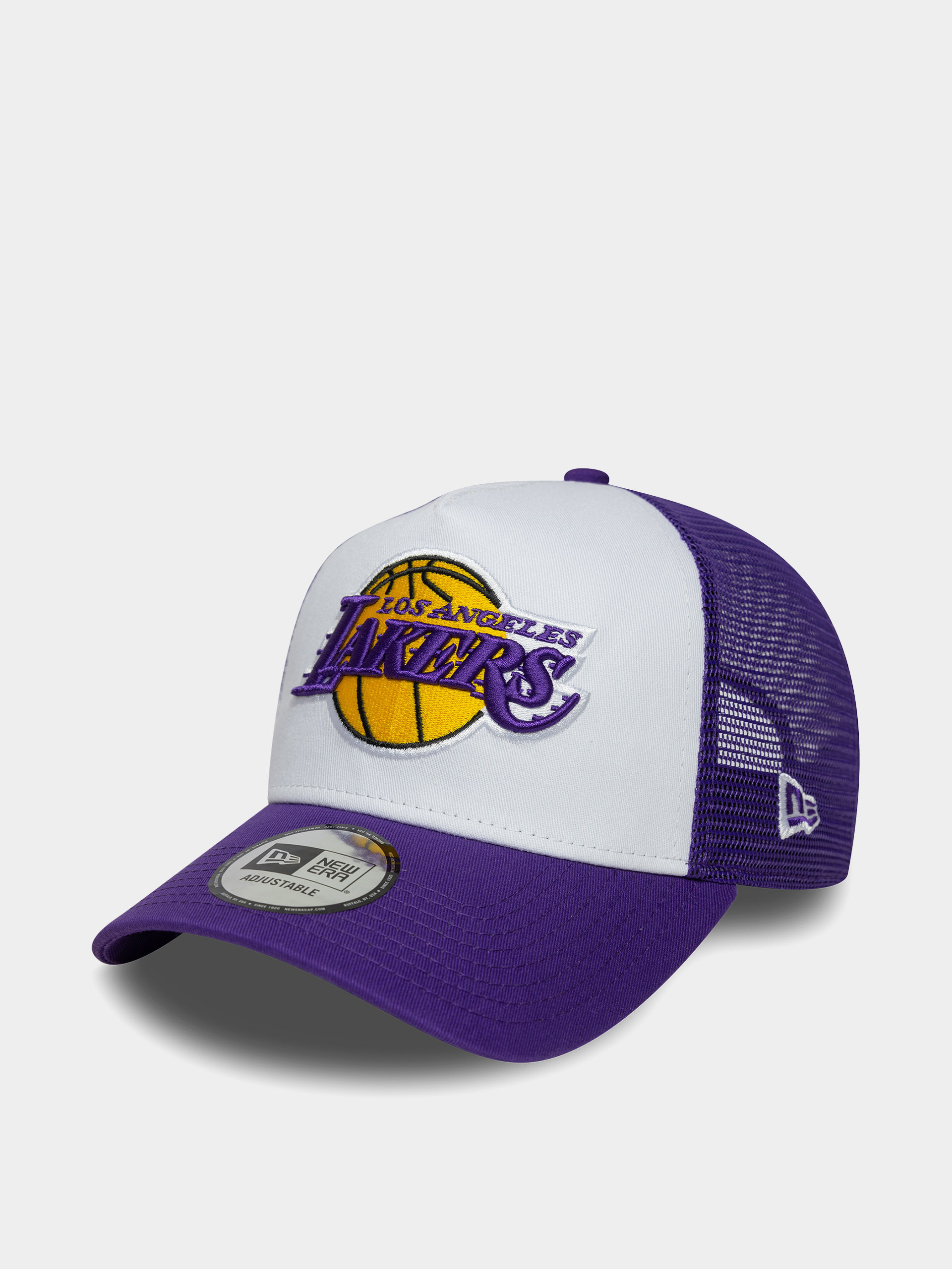 Kšiltovka  New Era NBA Side Patch Trucker Los Angeles Lakers (violet/white)