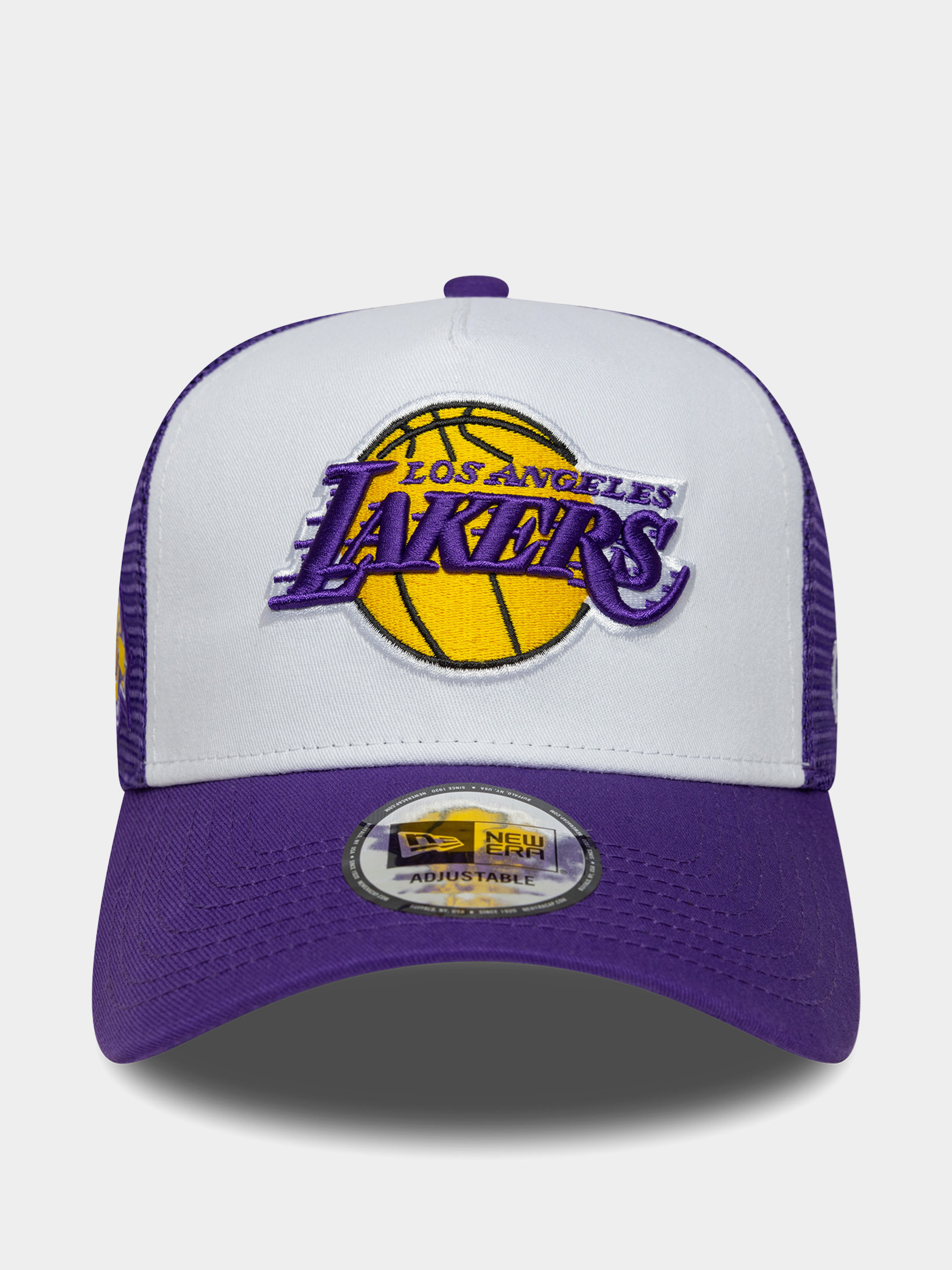 Kšiltovka  New Era NBA Side Patch Trucker Los Angeles Lakers (violet/white)