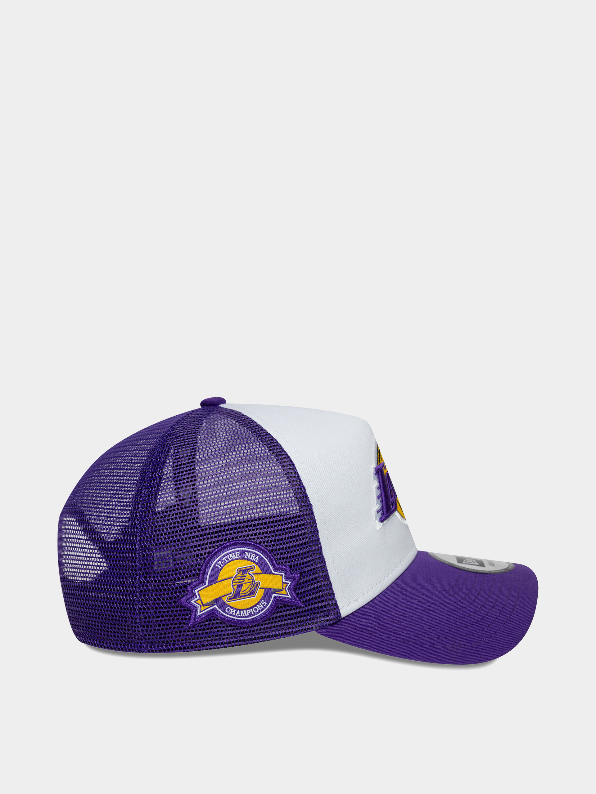 Kšiltovka  New Era NBA Side Patch Trucker Los Angeles Lakers (violet/white)