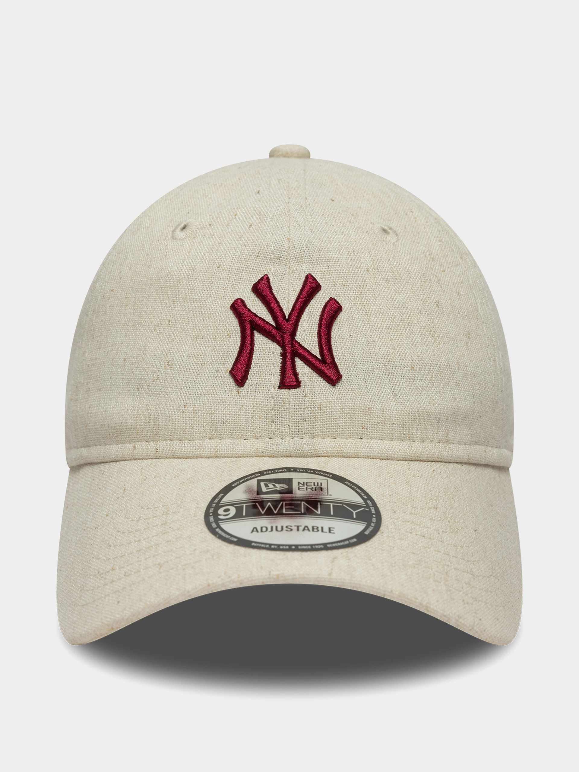 Kšiltovka  New Era Linen 9Twenty New York Yankees (stone chalk)