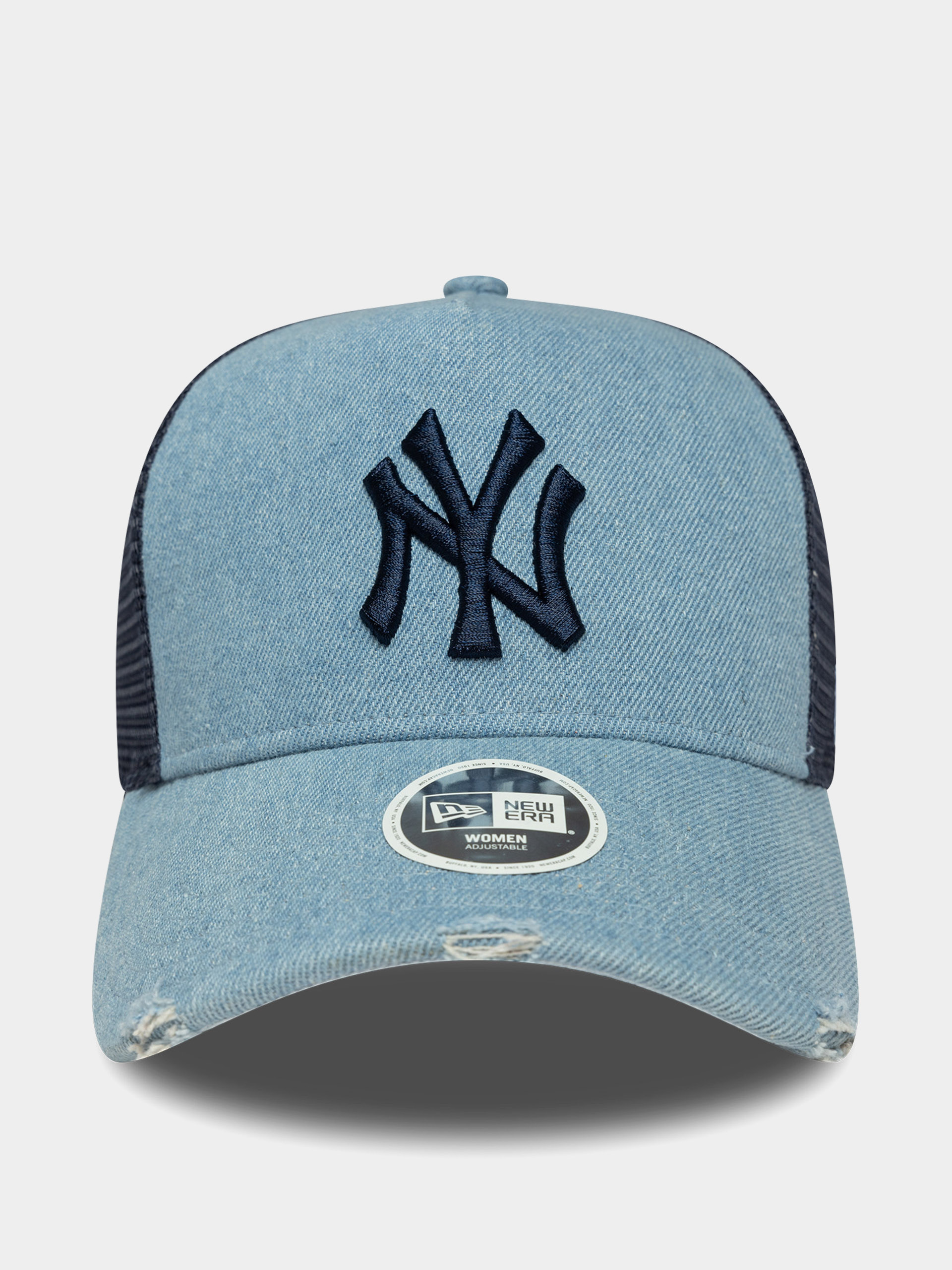 Kšiltovka  New Era Denim Trucker New York Yankees Wmn (blue)