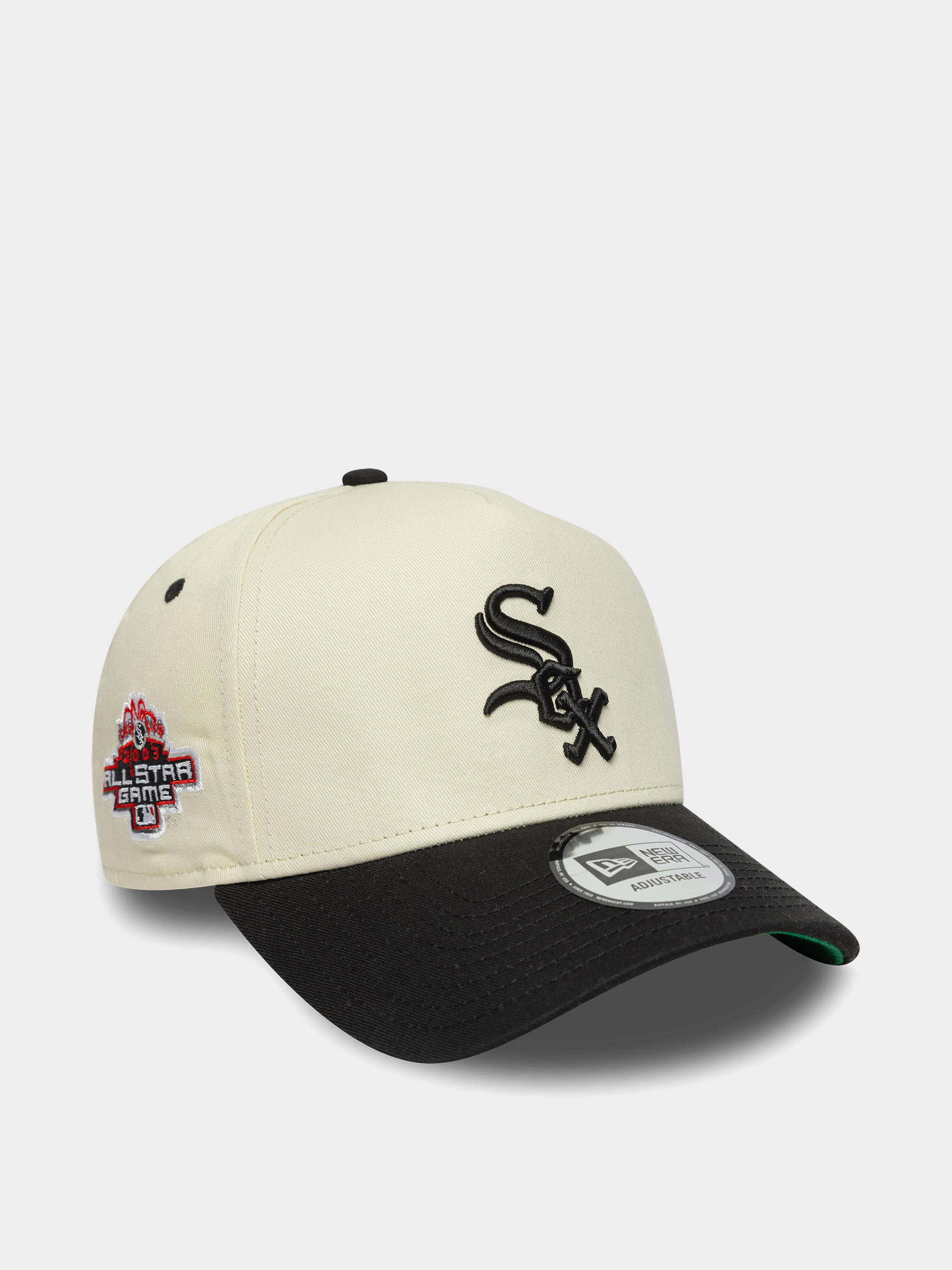 Kšiltovka  New Era Asg Patch 9Forty Frame White Sox (black/white)