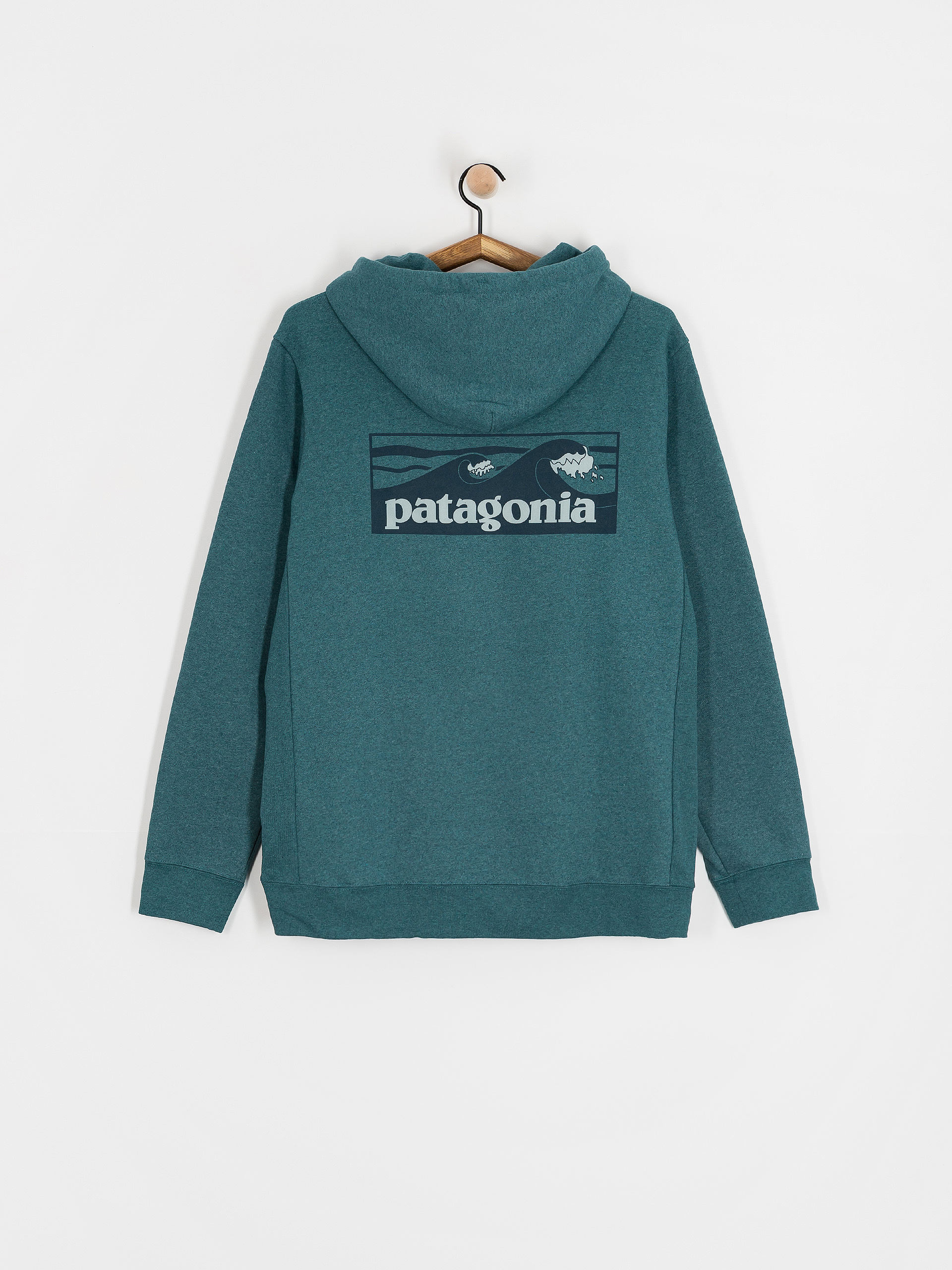 Mikina s kapucí Patagonia Boardshort Logo Uprisal HD (wetland blue)