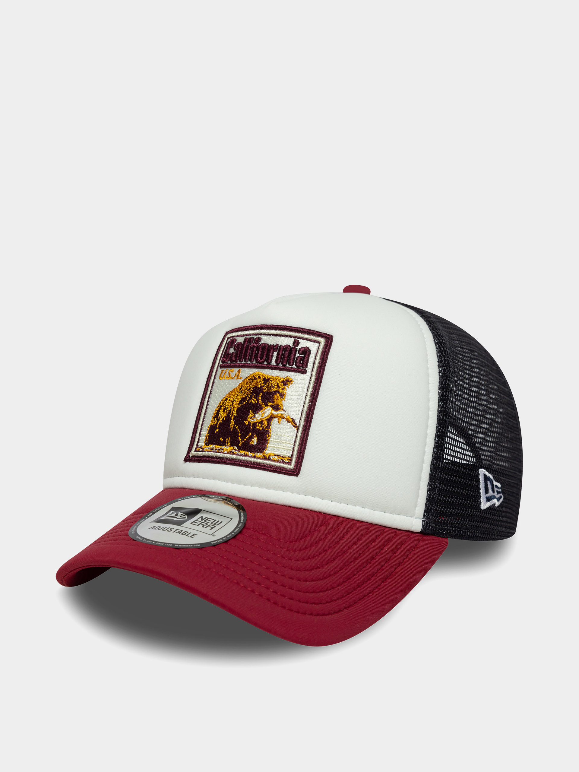 Kšiltovka  New Era Graphic Patch Trucker (red/white/black)