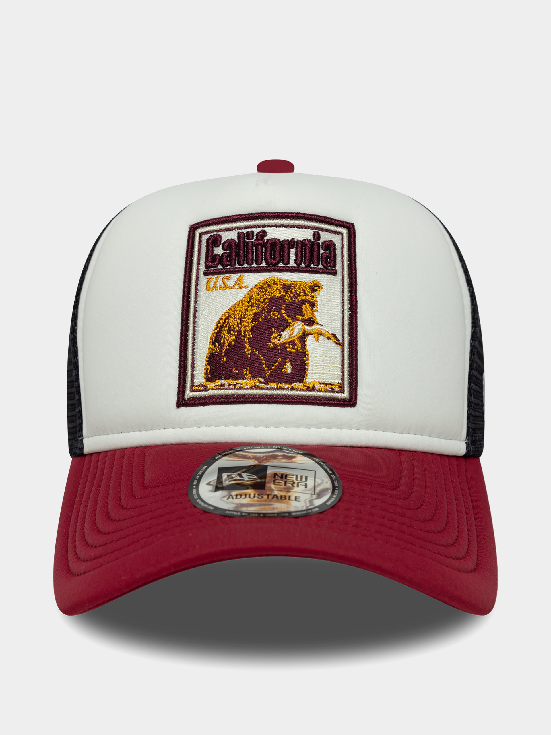 Kšiltovka  New Era Graphic Patch Trucker (red/white/black)