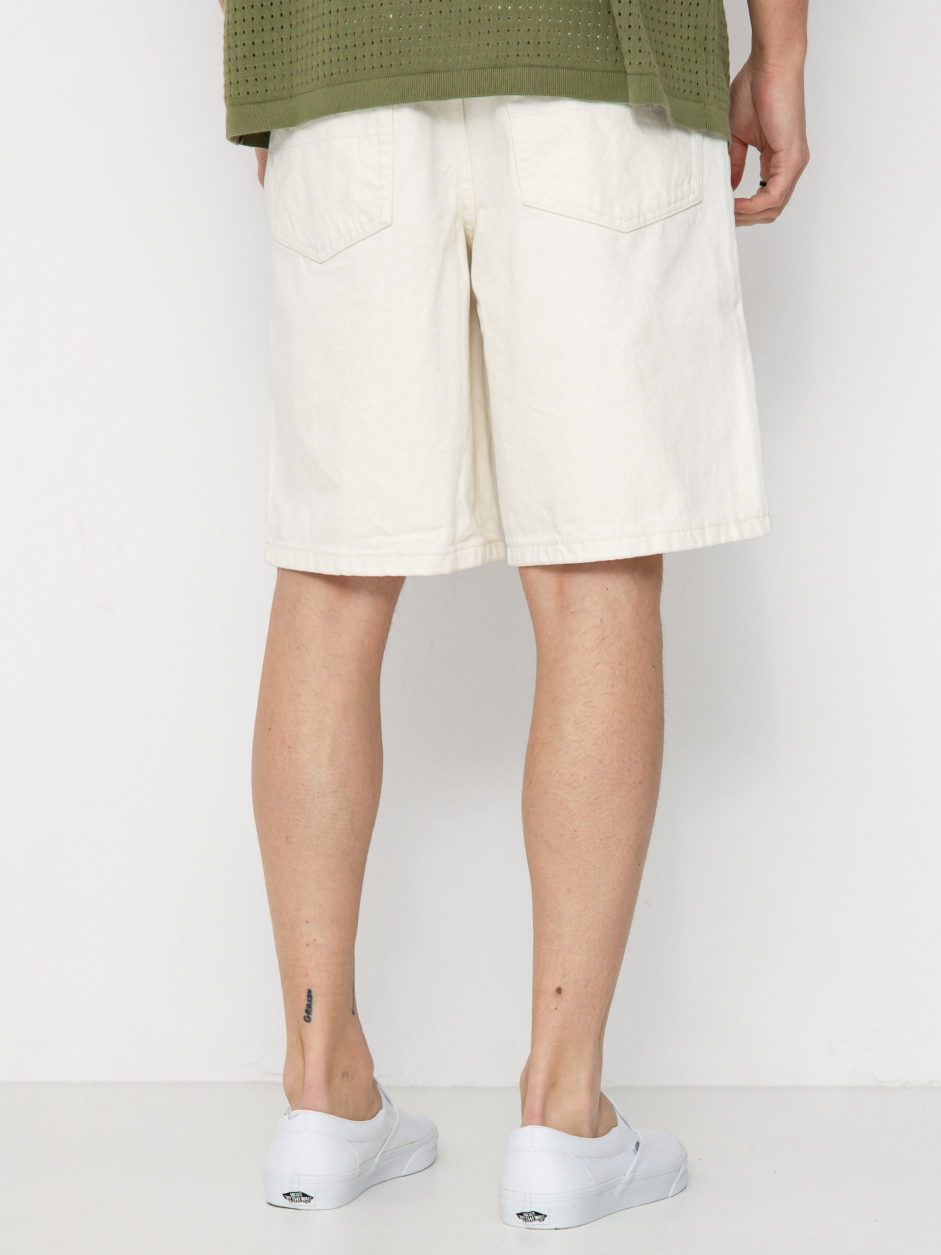 Kraťasy Vans Check 5 Baggy Denim (marshmallow)