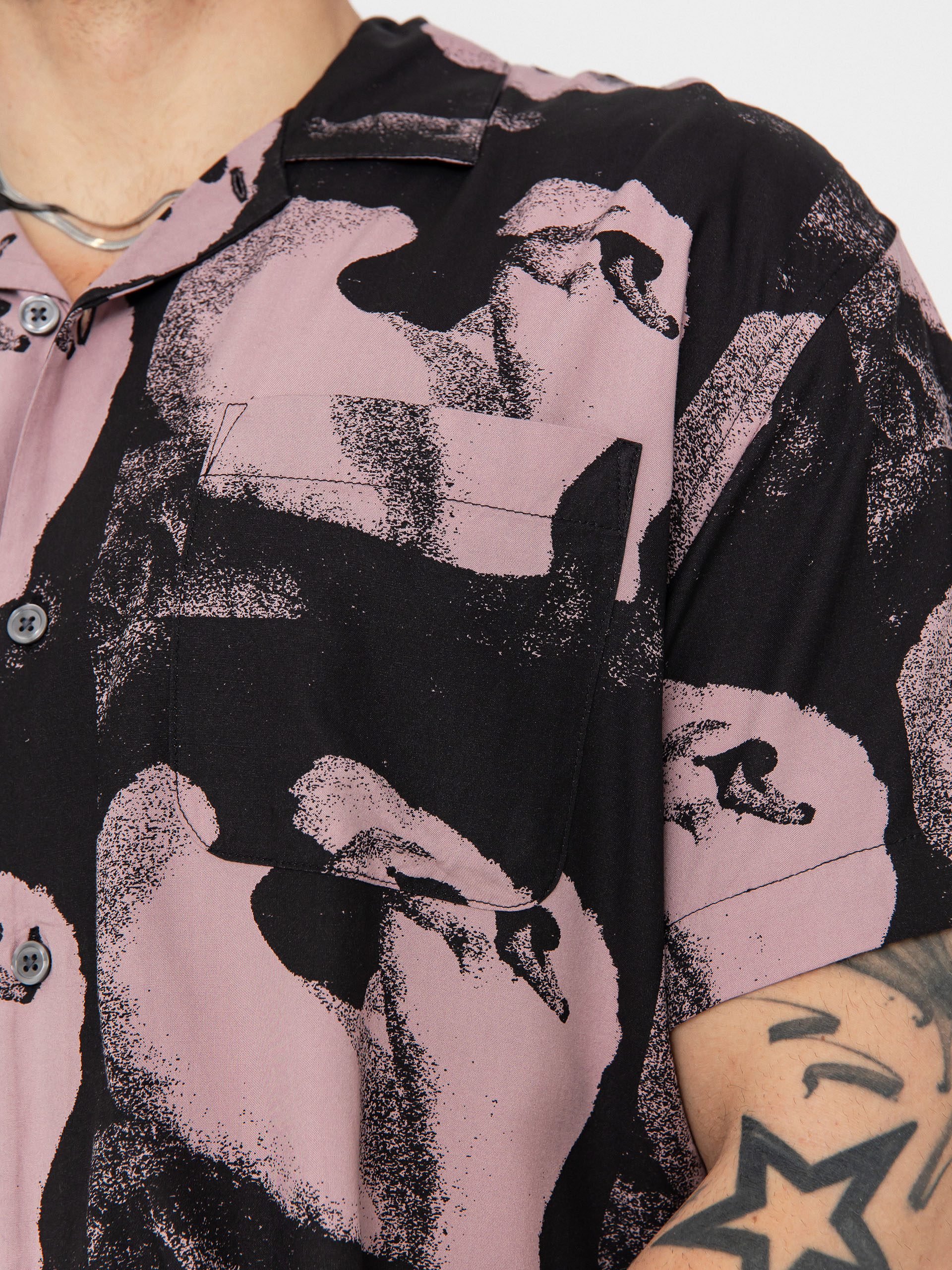 Košile OBEY Ambre (mauve multi)