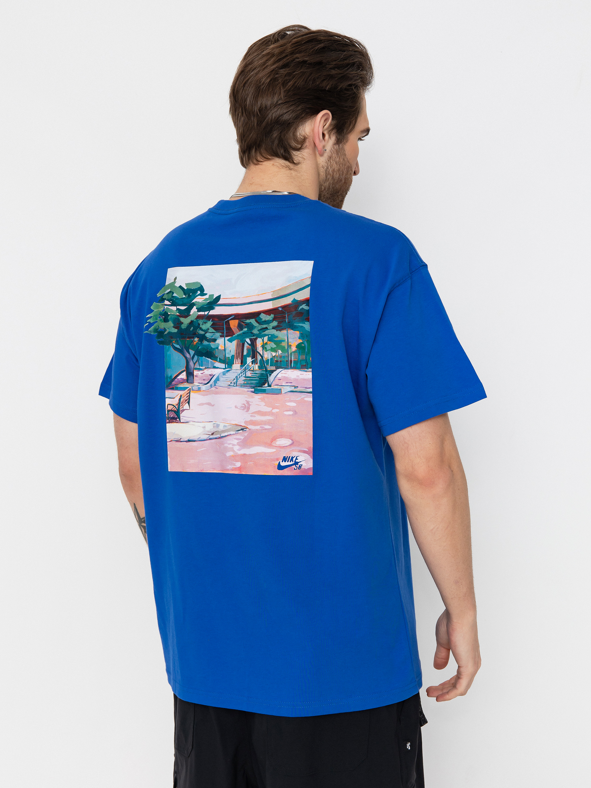Tričko Nike SB Ooklyn Banks (game royal)