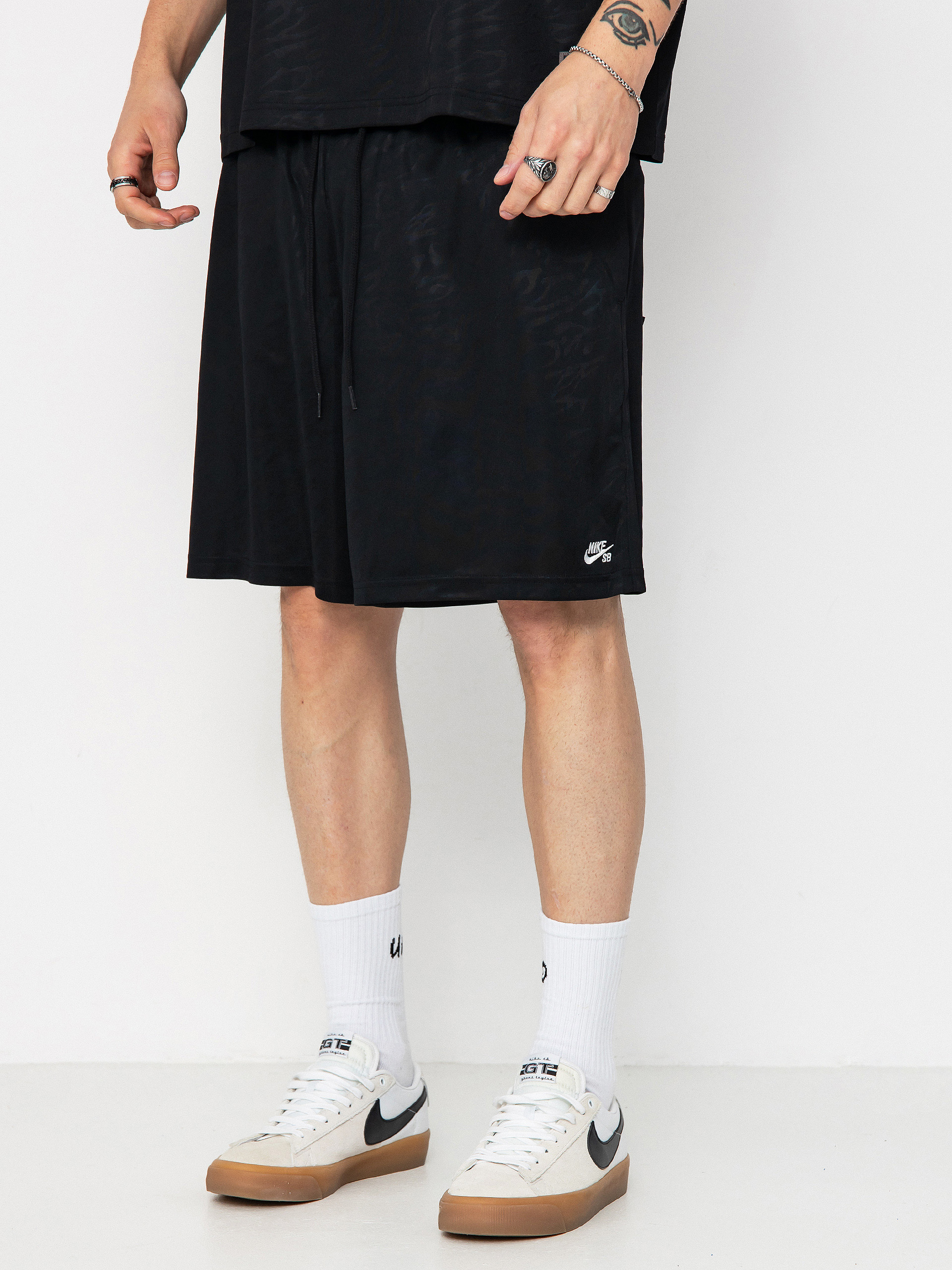 Kraťasy Nike SB Dri Fit Jacquard (black/white)