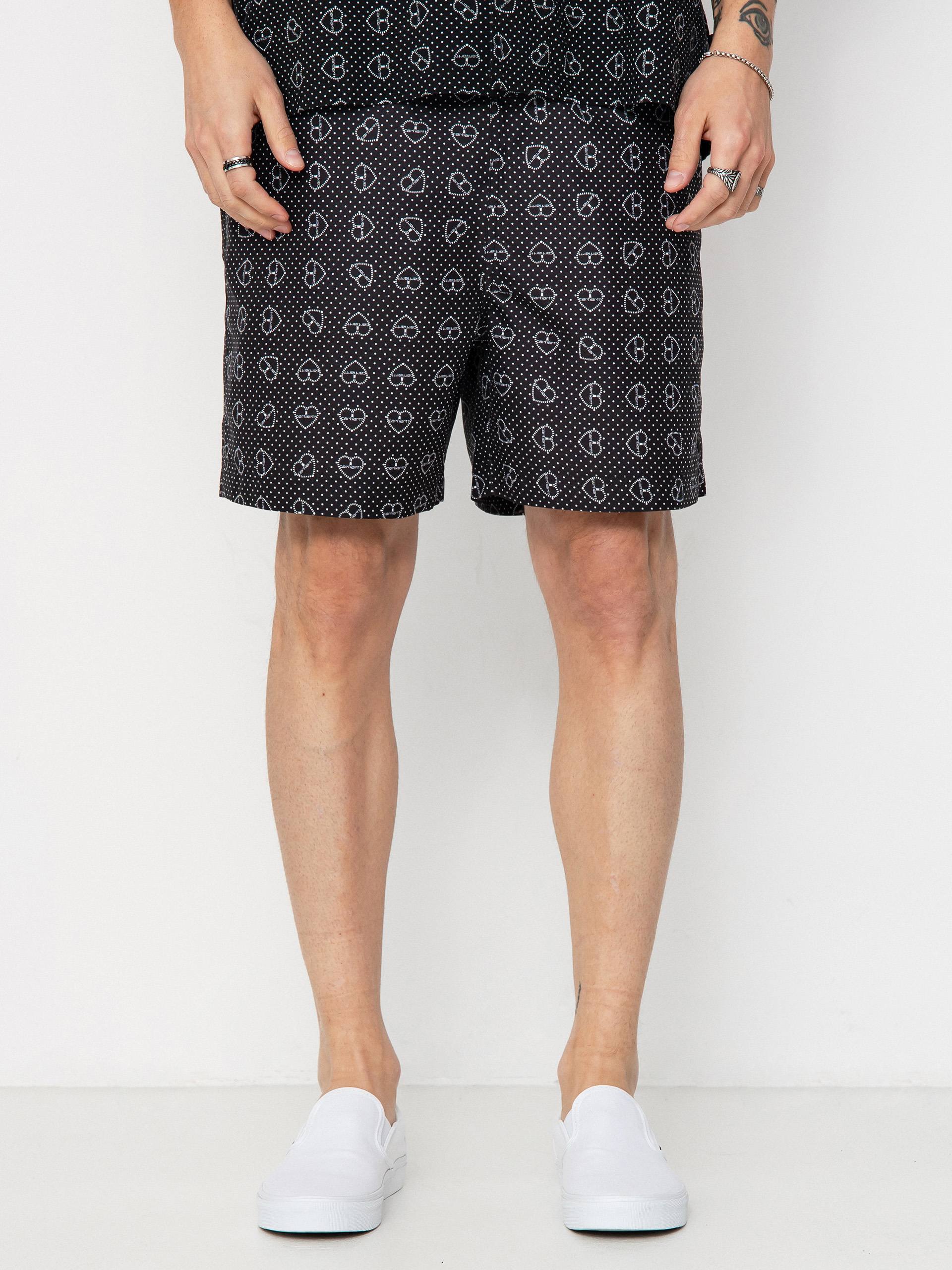 Kraťasy Carhartt WIP Chase Swim (furoshiki print/black)