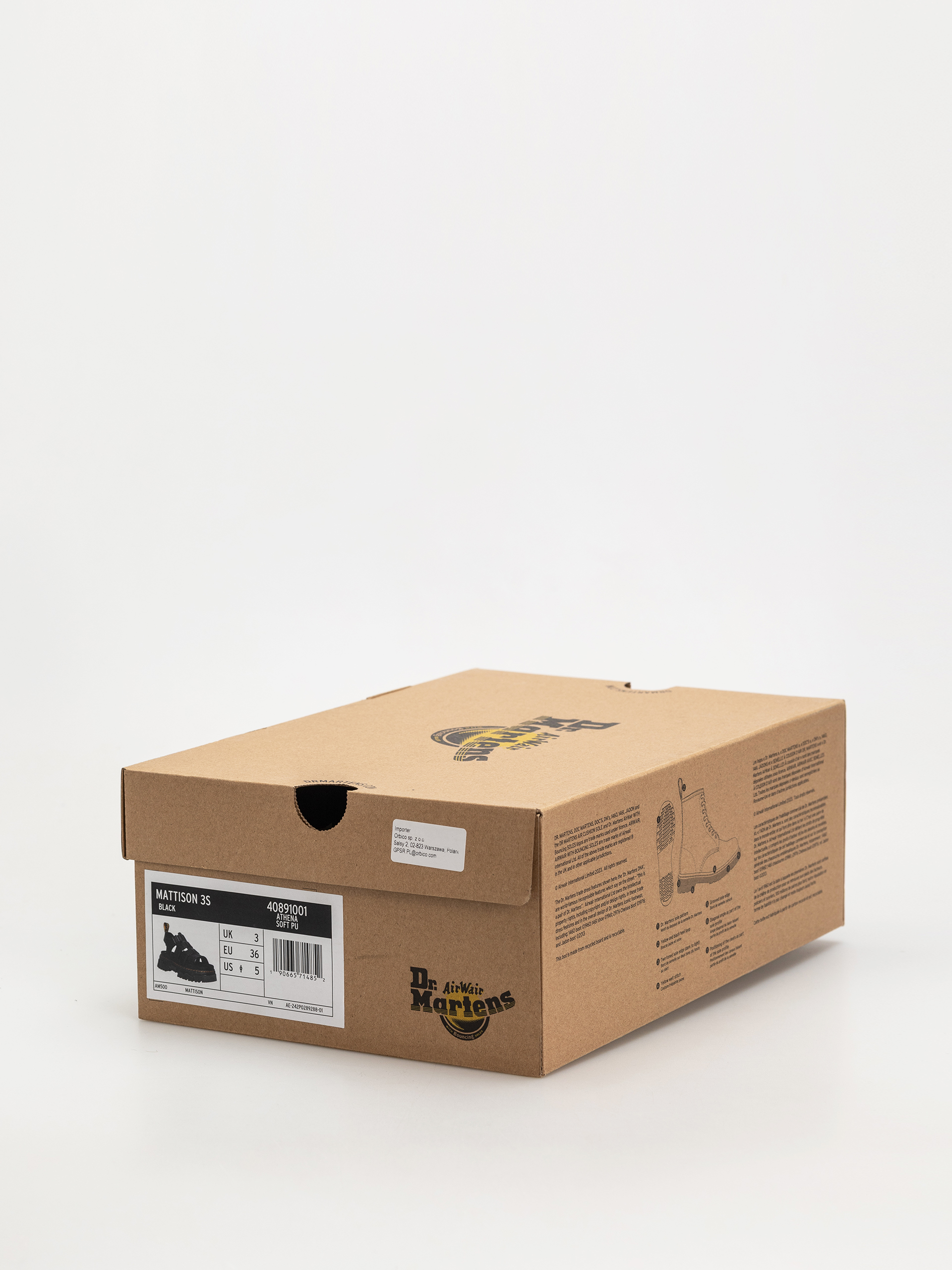 Sandaly Dr. Martens Mattison 3 Strap Wmn (black athena)